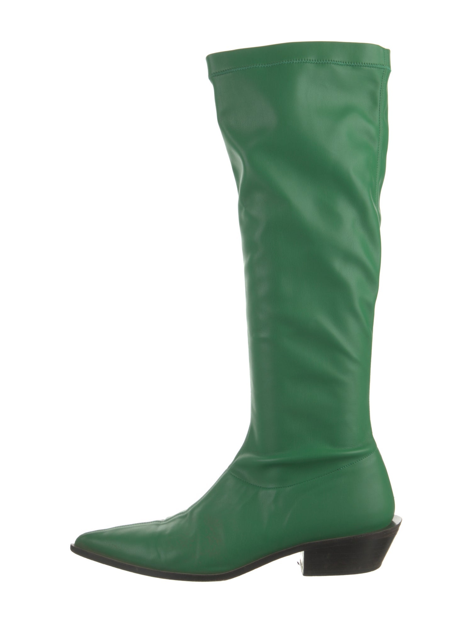 Tibi Leather Riding Boots