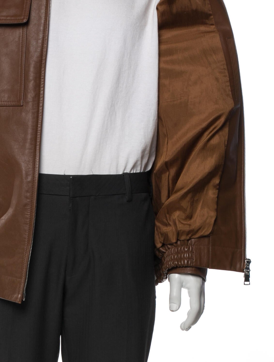 Leather Utility Jacket