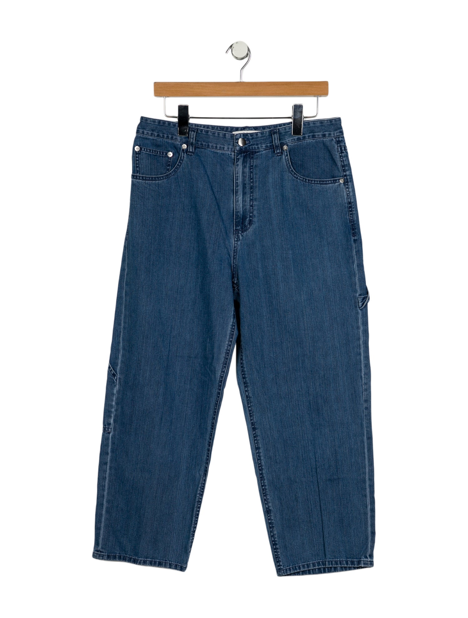 Tibi High-Rise Straight Leg Jeans