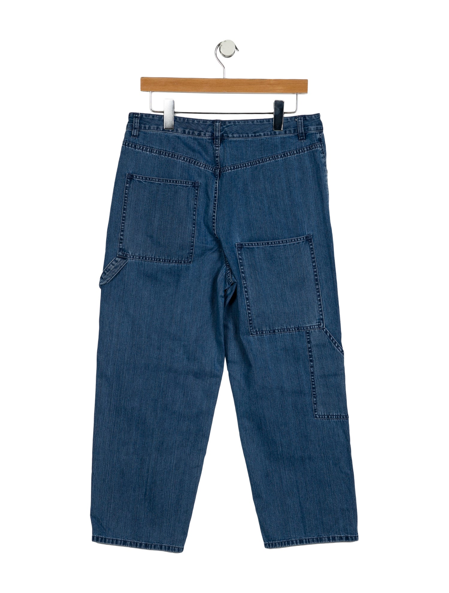 Tibi High-Rise Straight Leg Jeans