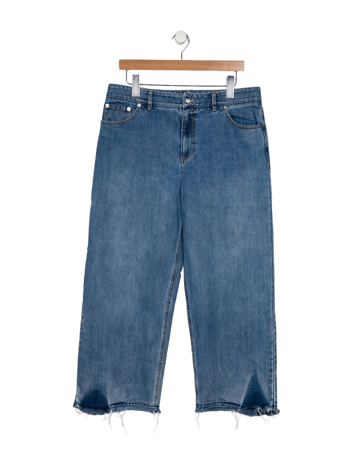 Tibi High-Rise Wide Leg Jeans