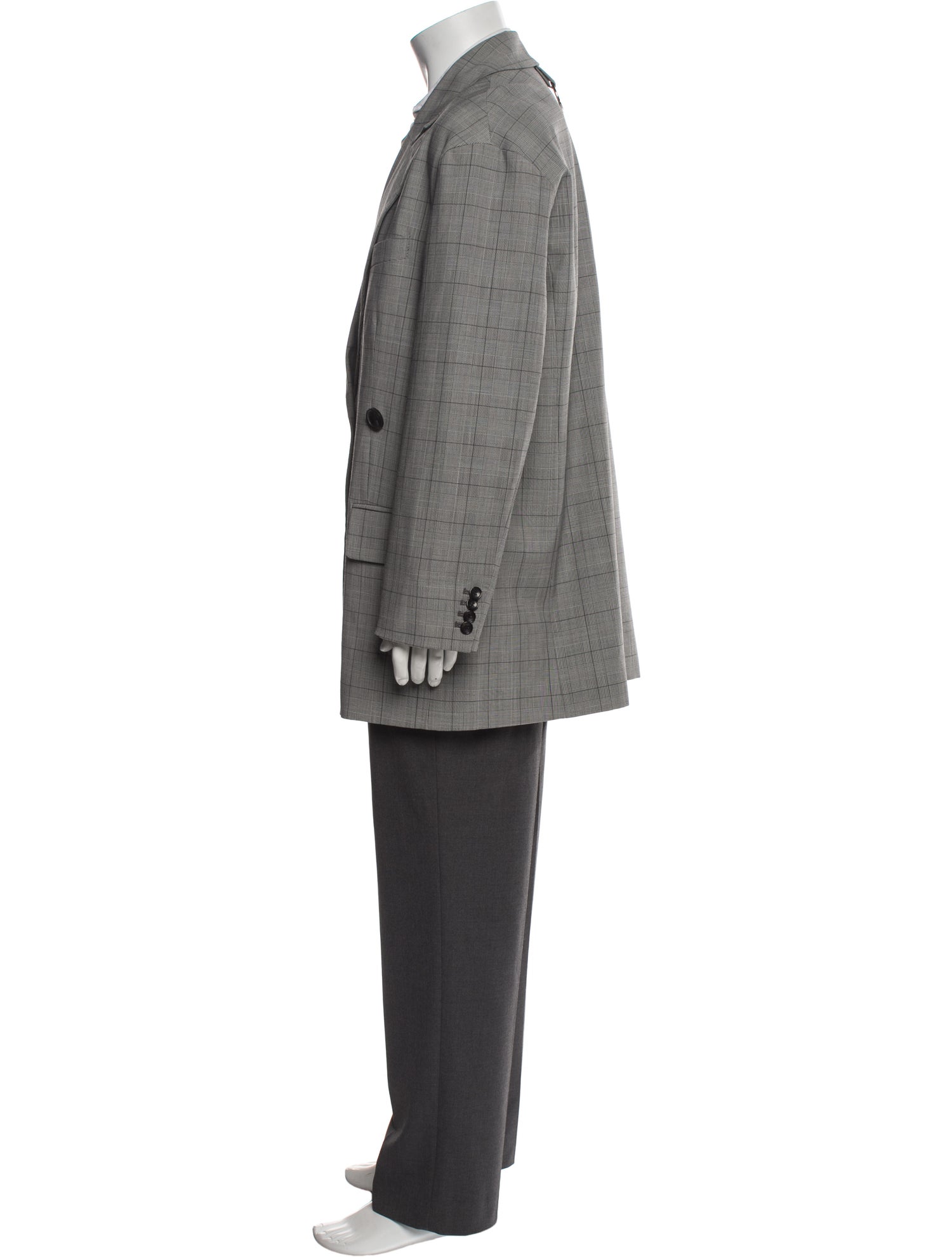 Tibi Plaid Print Blazer