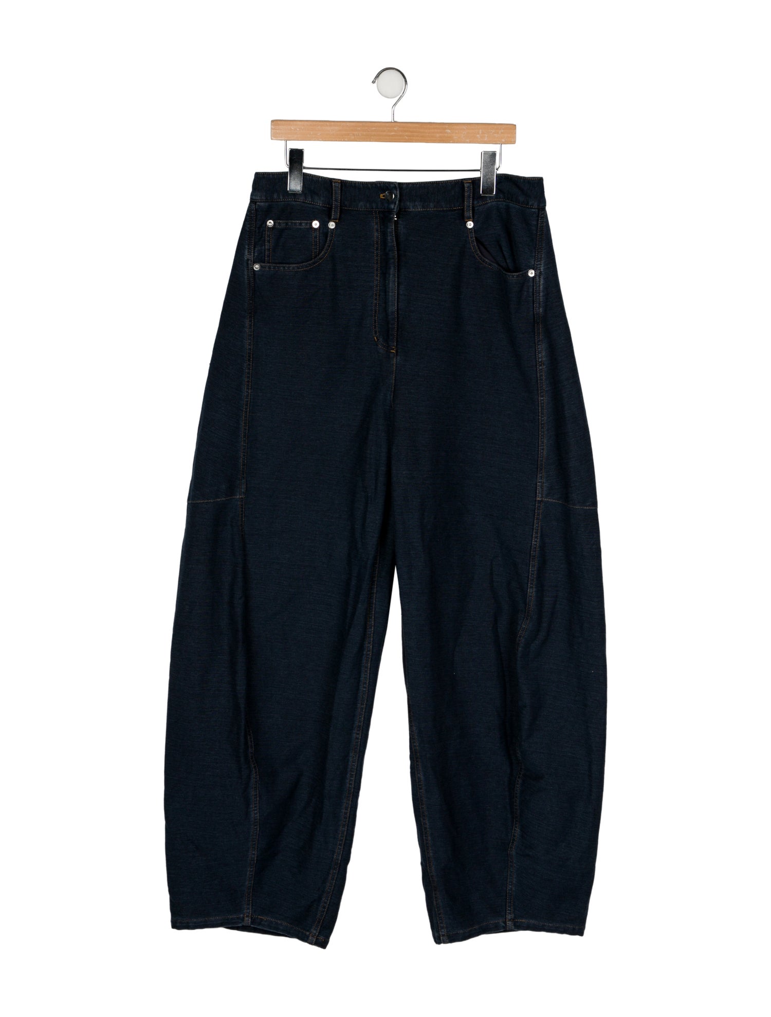 Tibi High-Rise Wide Leg Jeans