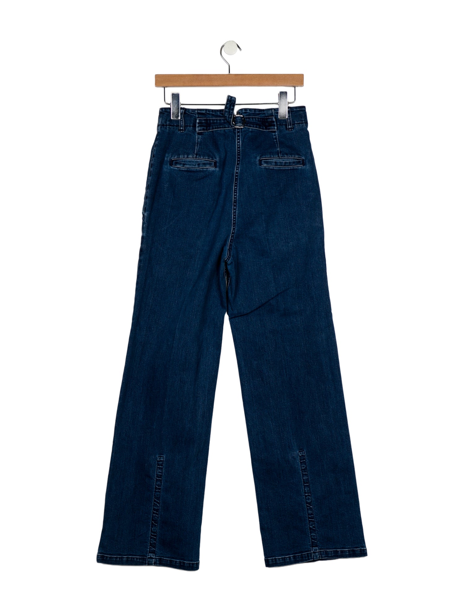 Tibi High-Rise Wide Leg Jeans