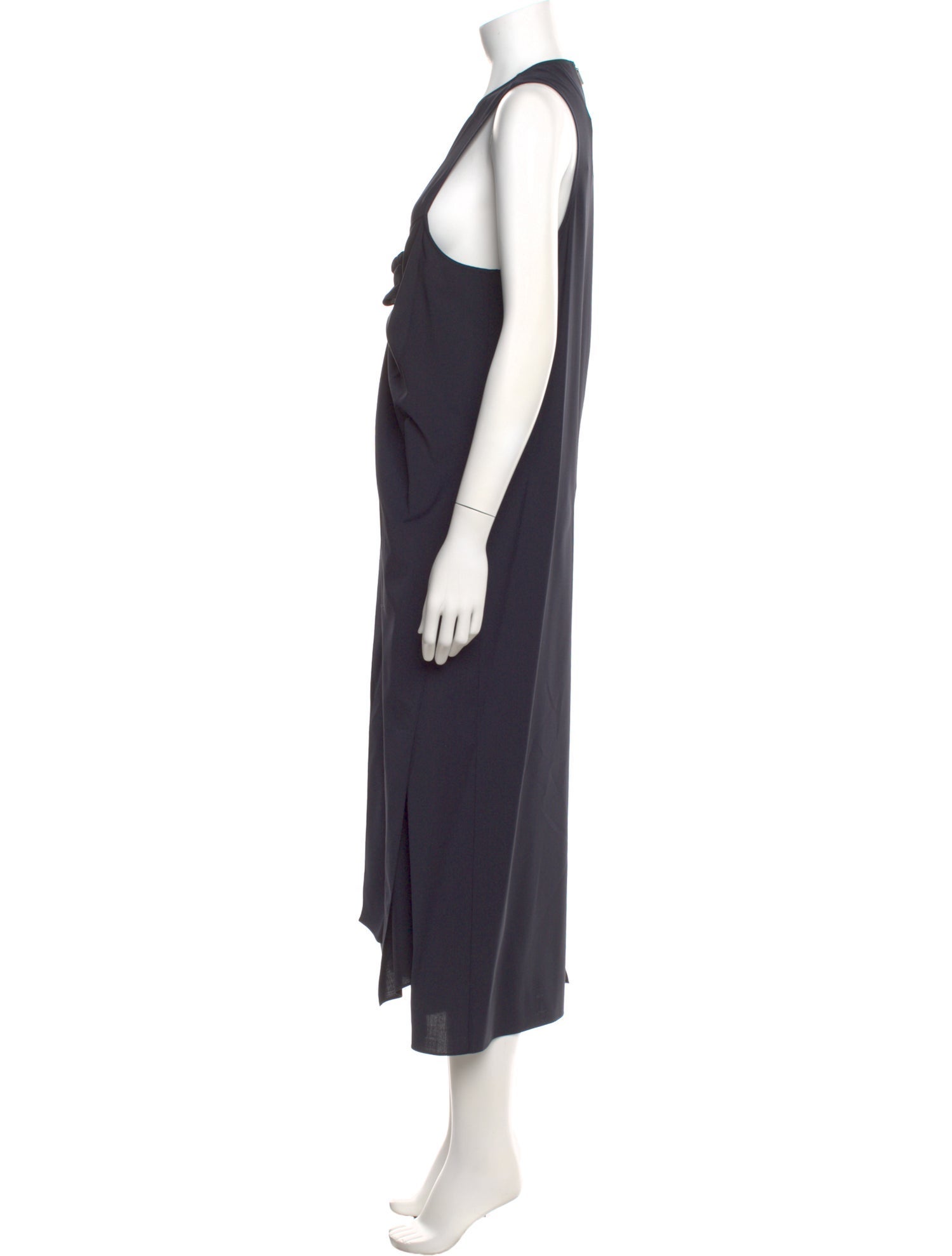 Tibi Crew Neck Long Dress
