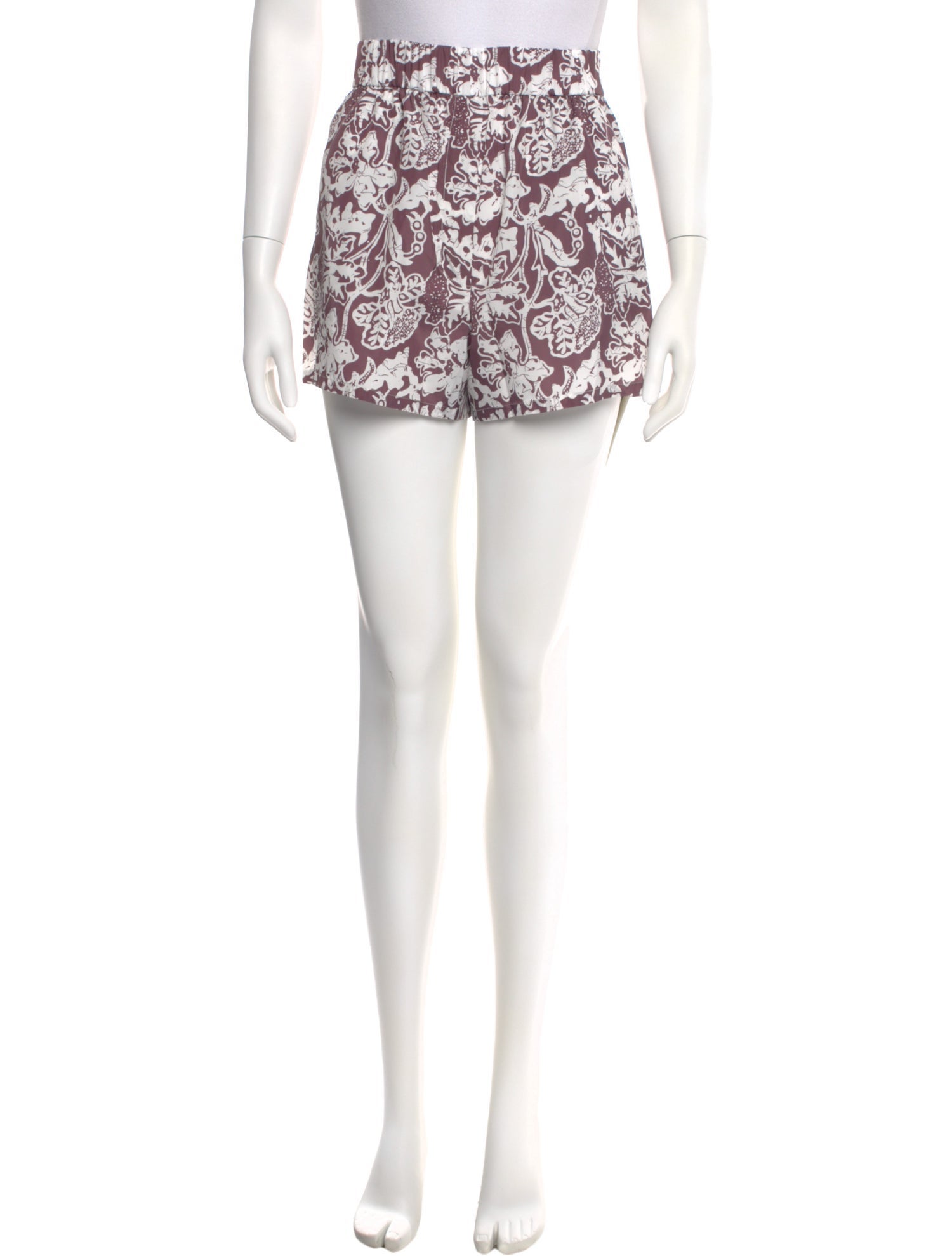 Tibi Printed Mini Shorts w/ Tags