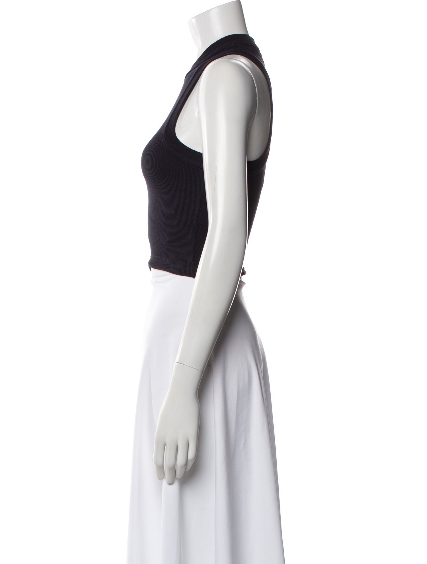 Tibi Mock Neck Sleeveless Crop Top w/ Tags
