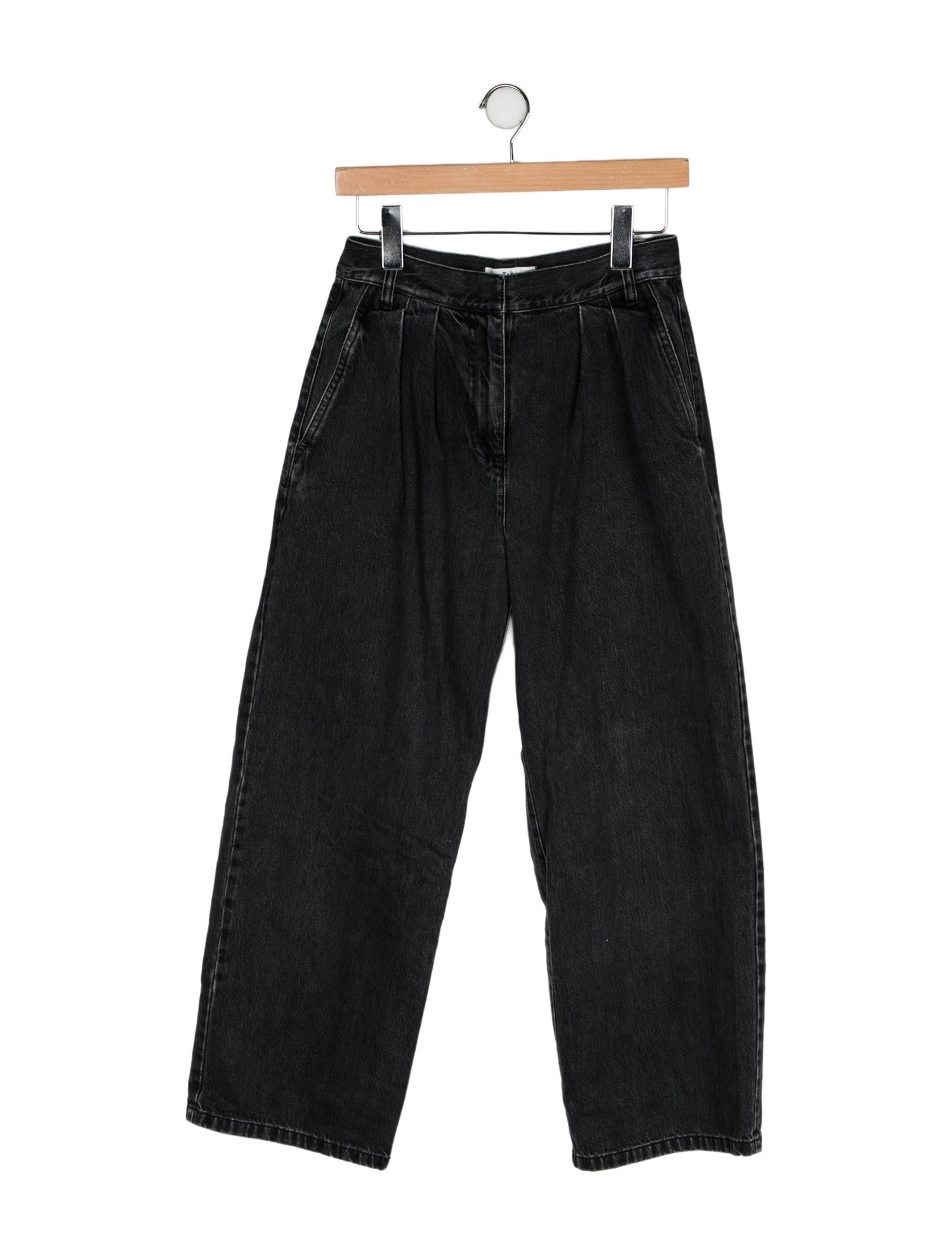 Tibi High-Rise Wide Leg Jeans