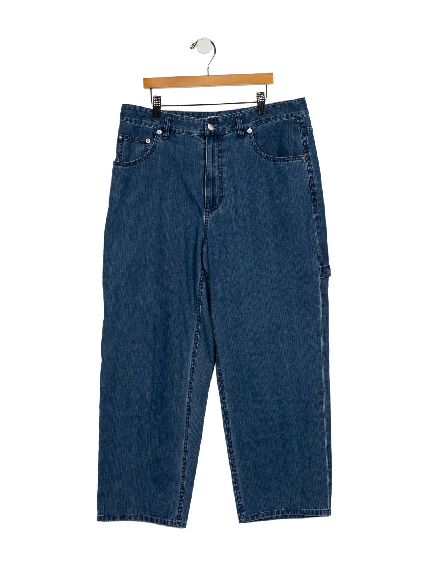 Tibi High-Rise Straight Leg Jeans