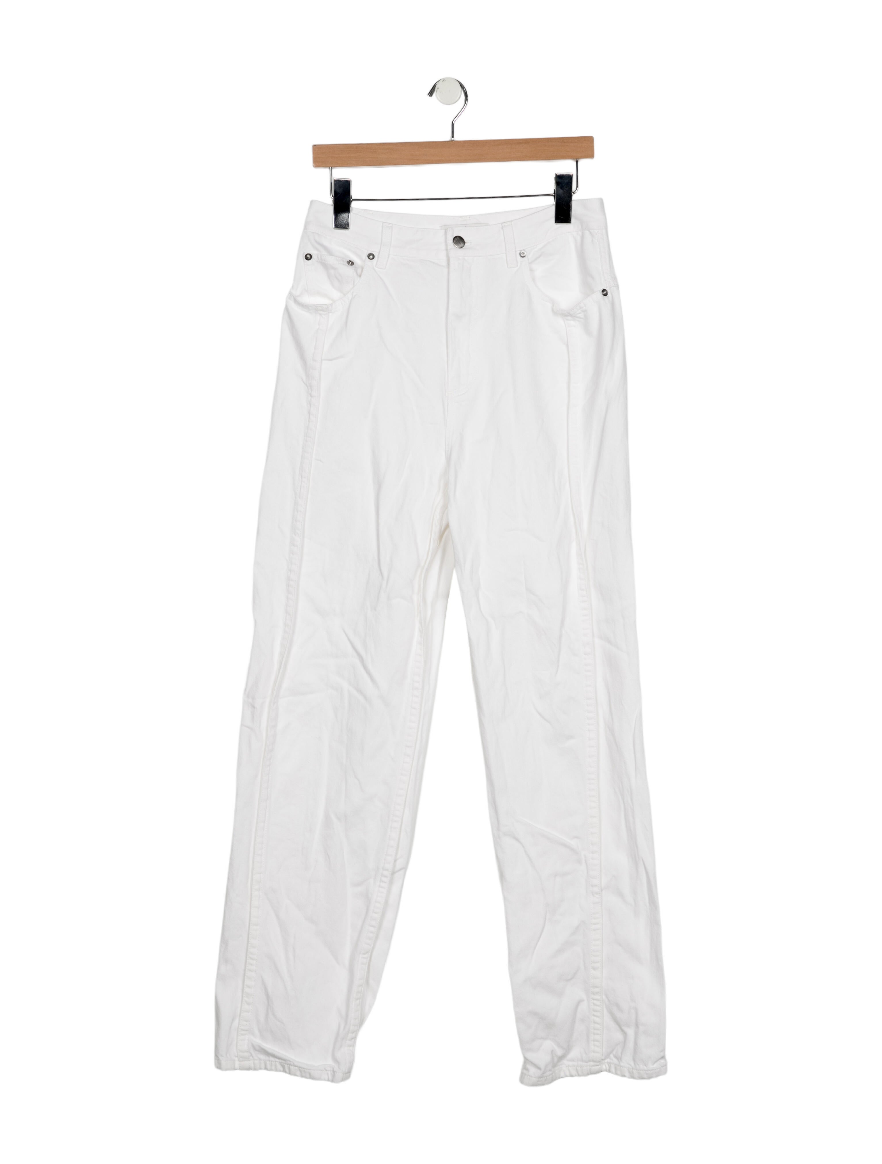 Tibi High-Rise Wide Leg Jeans