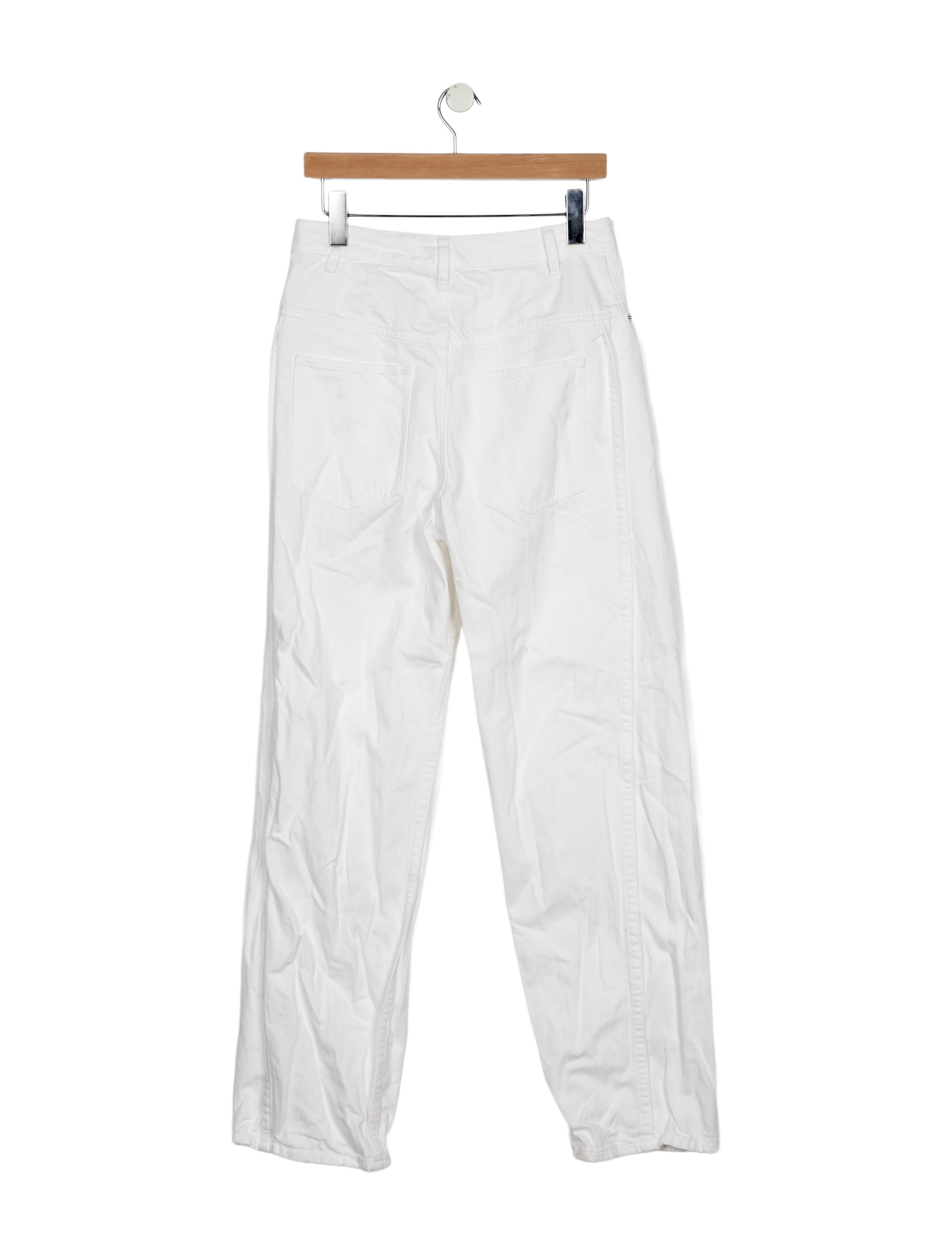 Tibi High-Rise Wide Leg Jeans