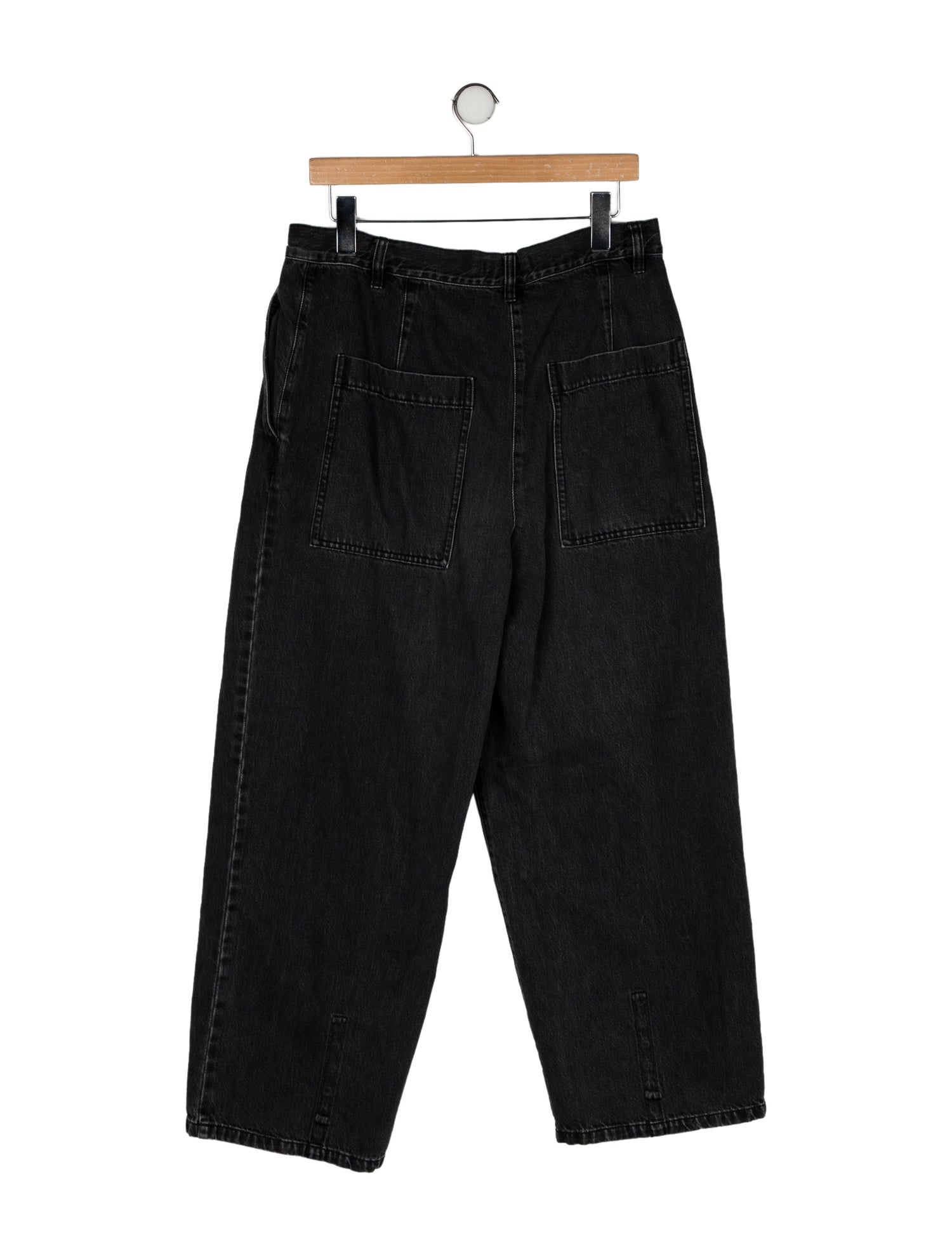 Tibi High-Rise Wide Leg Jeans