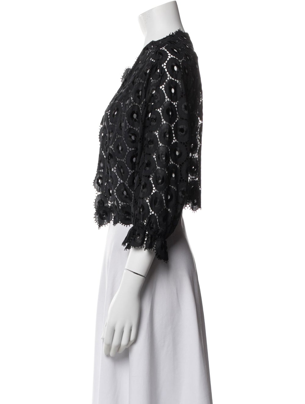 Tibi Lace Pattern Evening Jacket - image 2