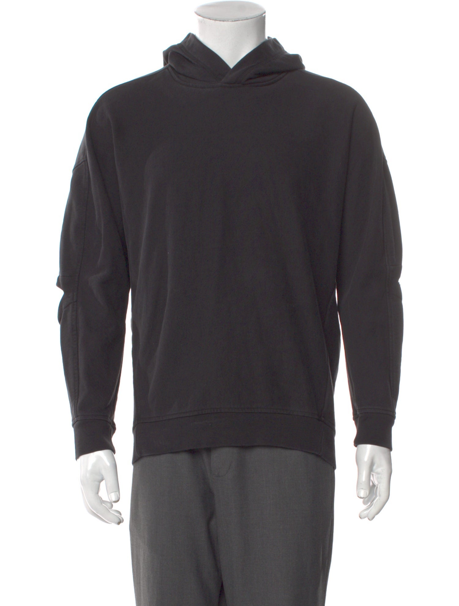 Tibi Crew Neck Long Sleeve Hoodie