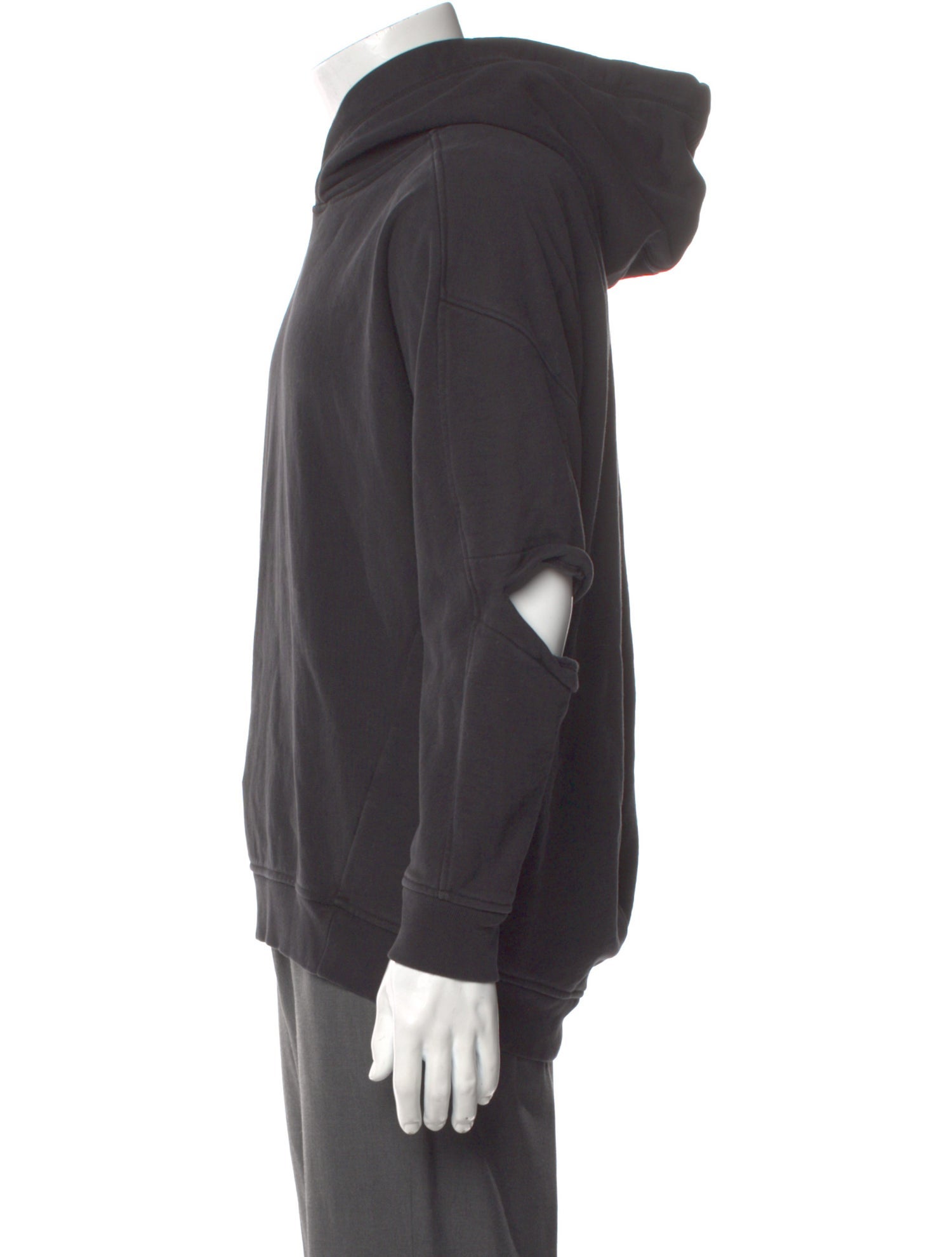 Tibi Crew Neck Long Sleeve Hoodie
