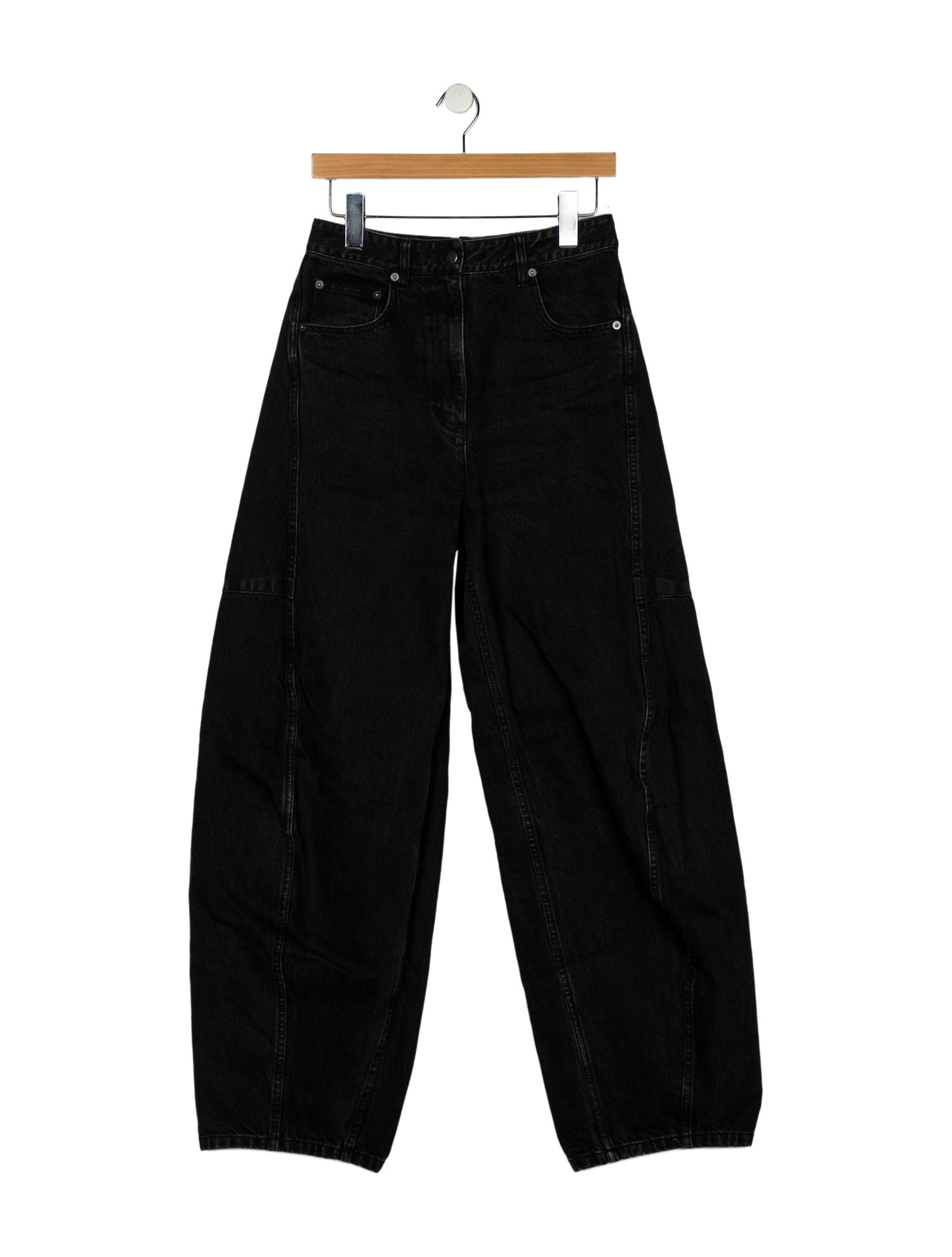 Tibi High-Rise Wide Leg Jeans
