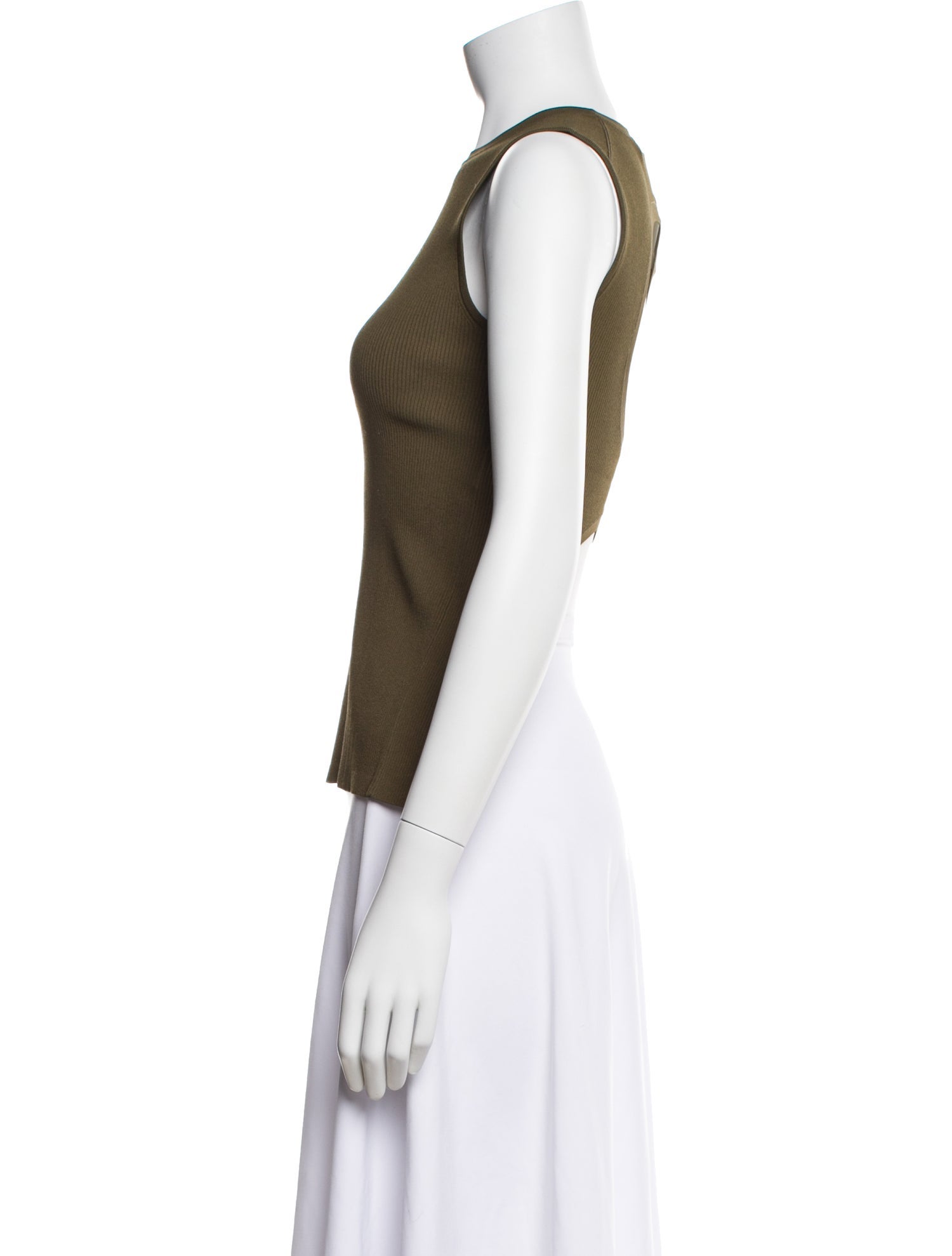 Tibi Crew Neck Sleeveless Top w/ Tags