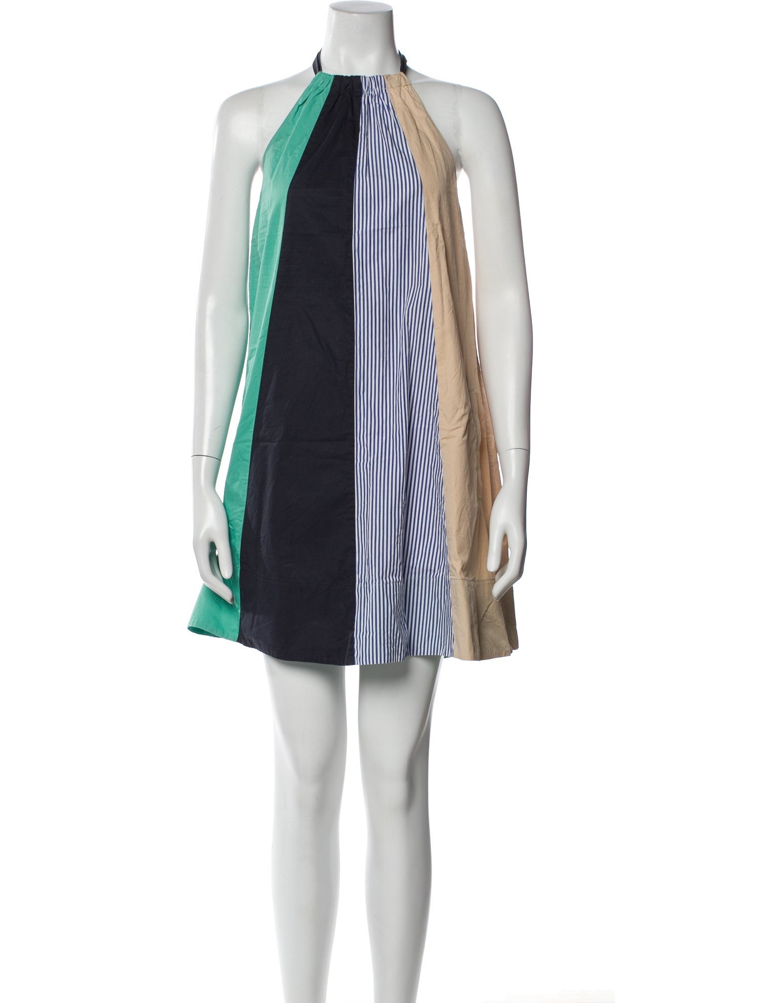 Tibi Striped Mini Dress