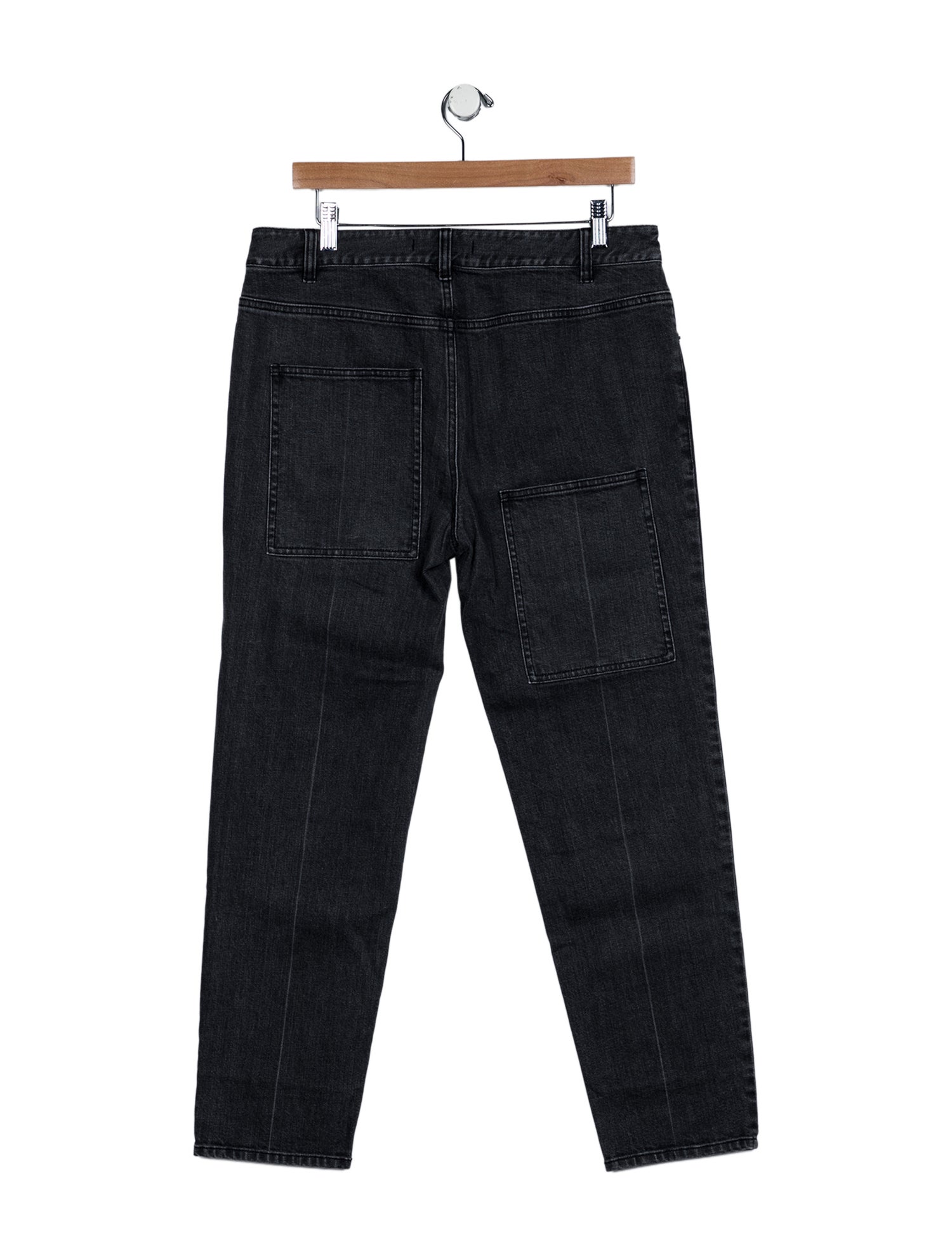 Tibi Mid-Rise Straight Leg Jeans