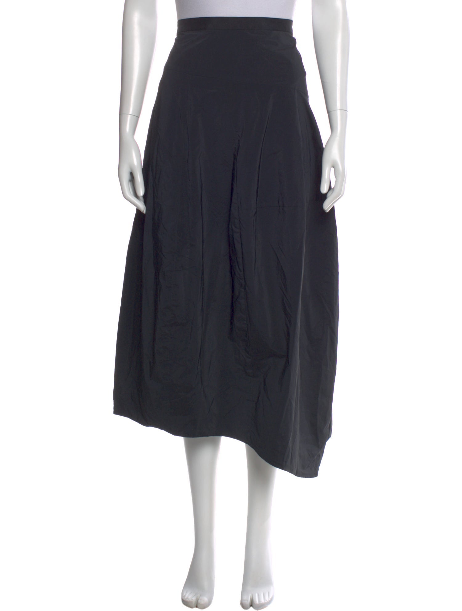 Tibi Pleated Accents Midi Length Skirt