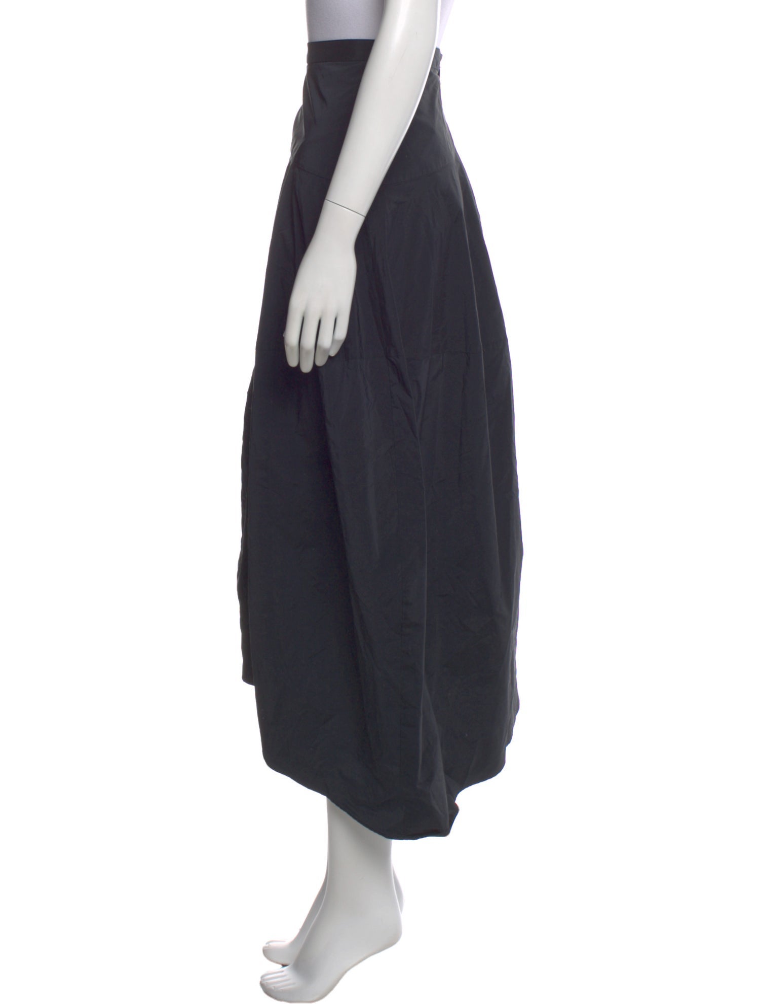 Tibi Pleated Accents Midi Length Skirt