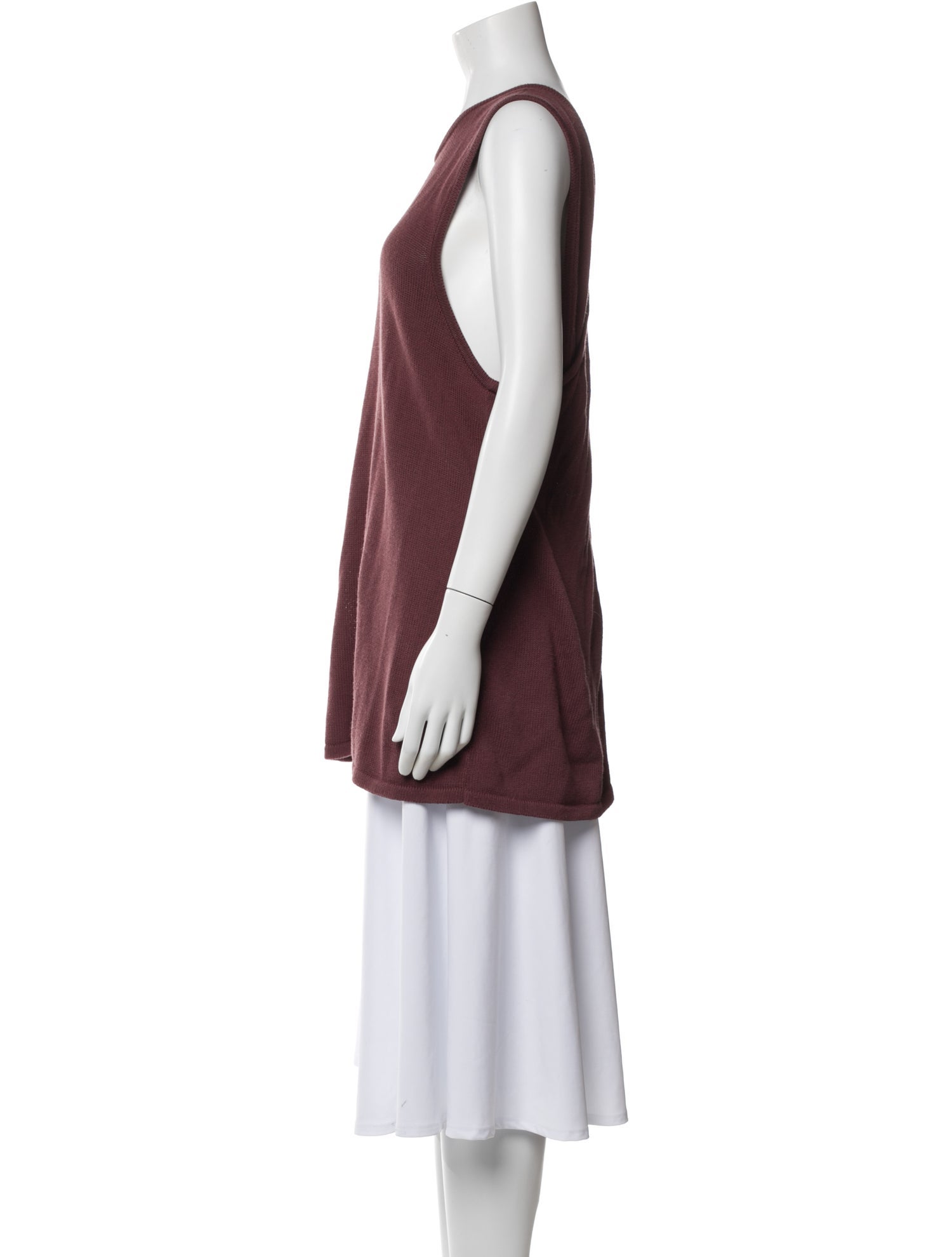 Tibi Crew Neck Sleeveless Tunic