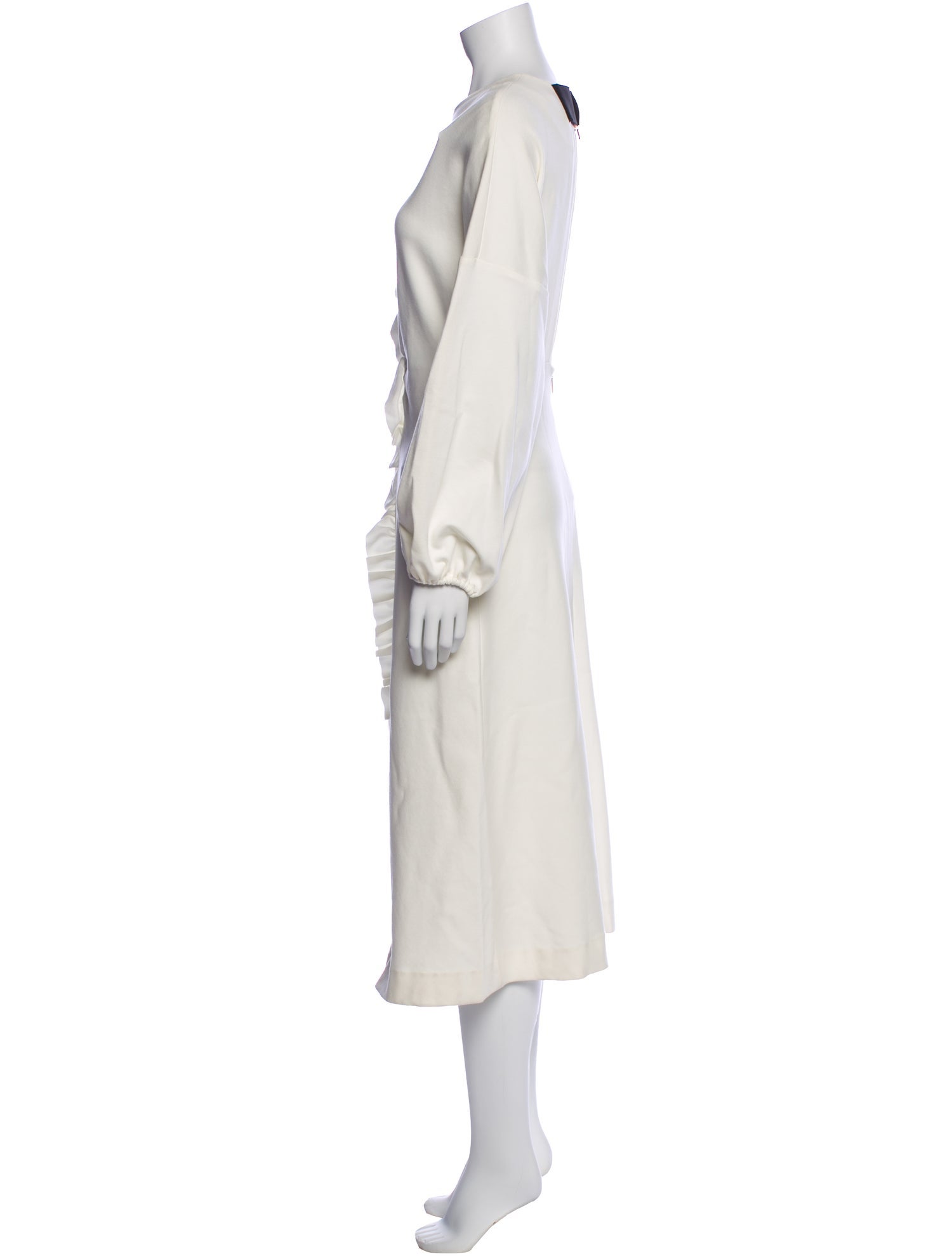 Tibi Crew Neck Midi Length Dress