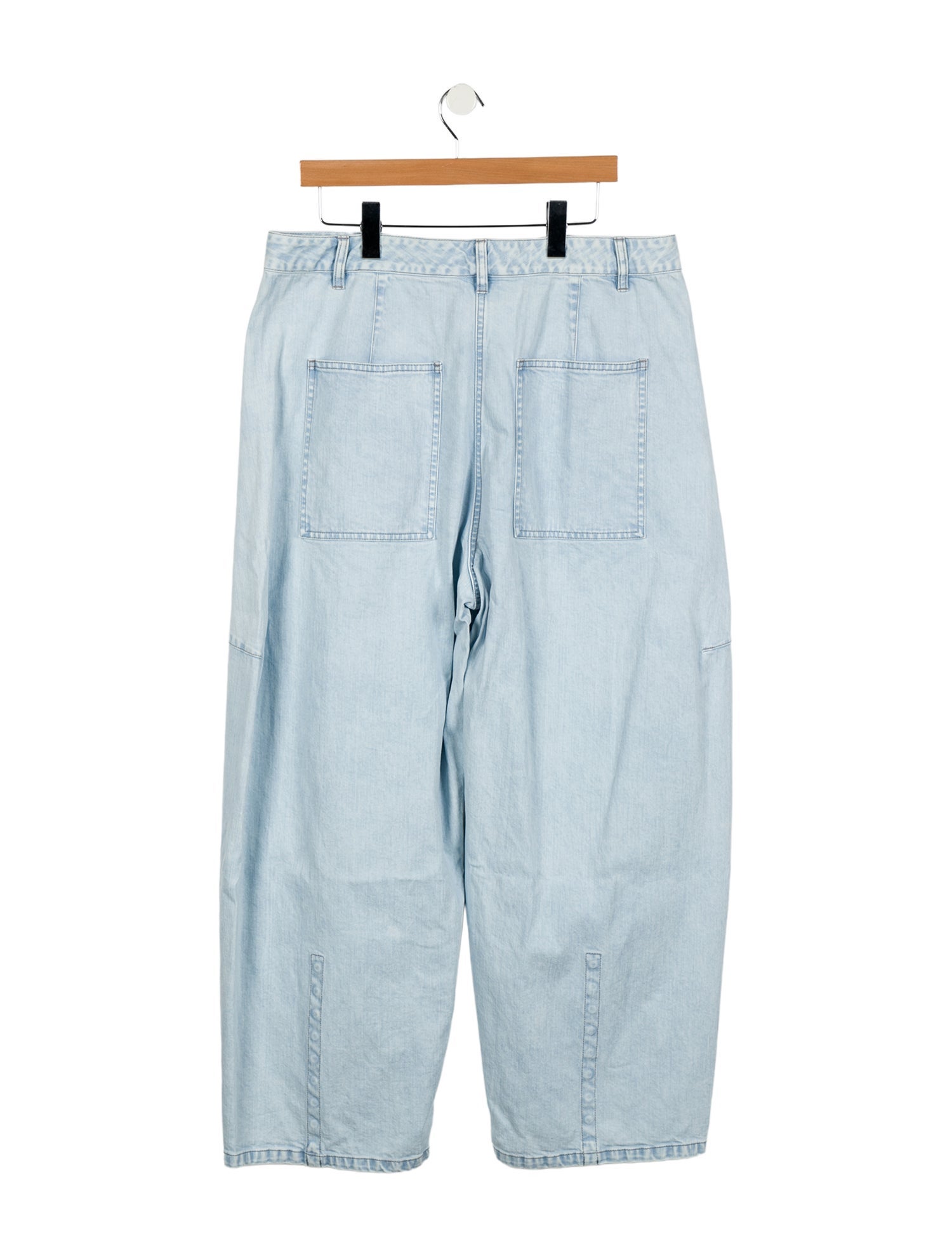 Tibi High-Rise Wide Leg Jeans