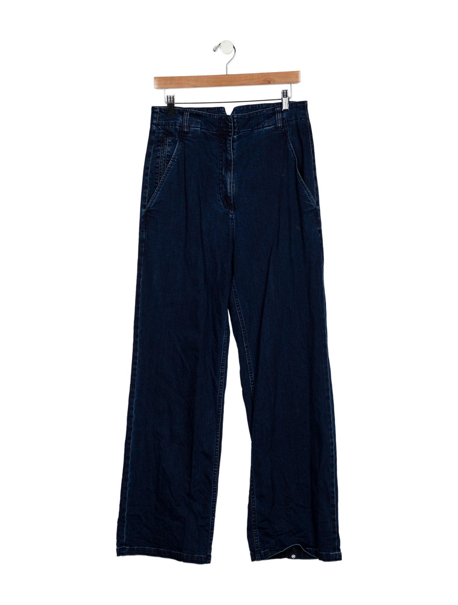 Tibi High-Rise Wide Leg Jeans