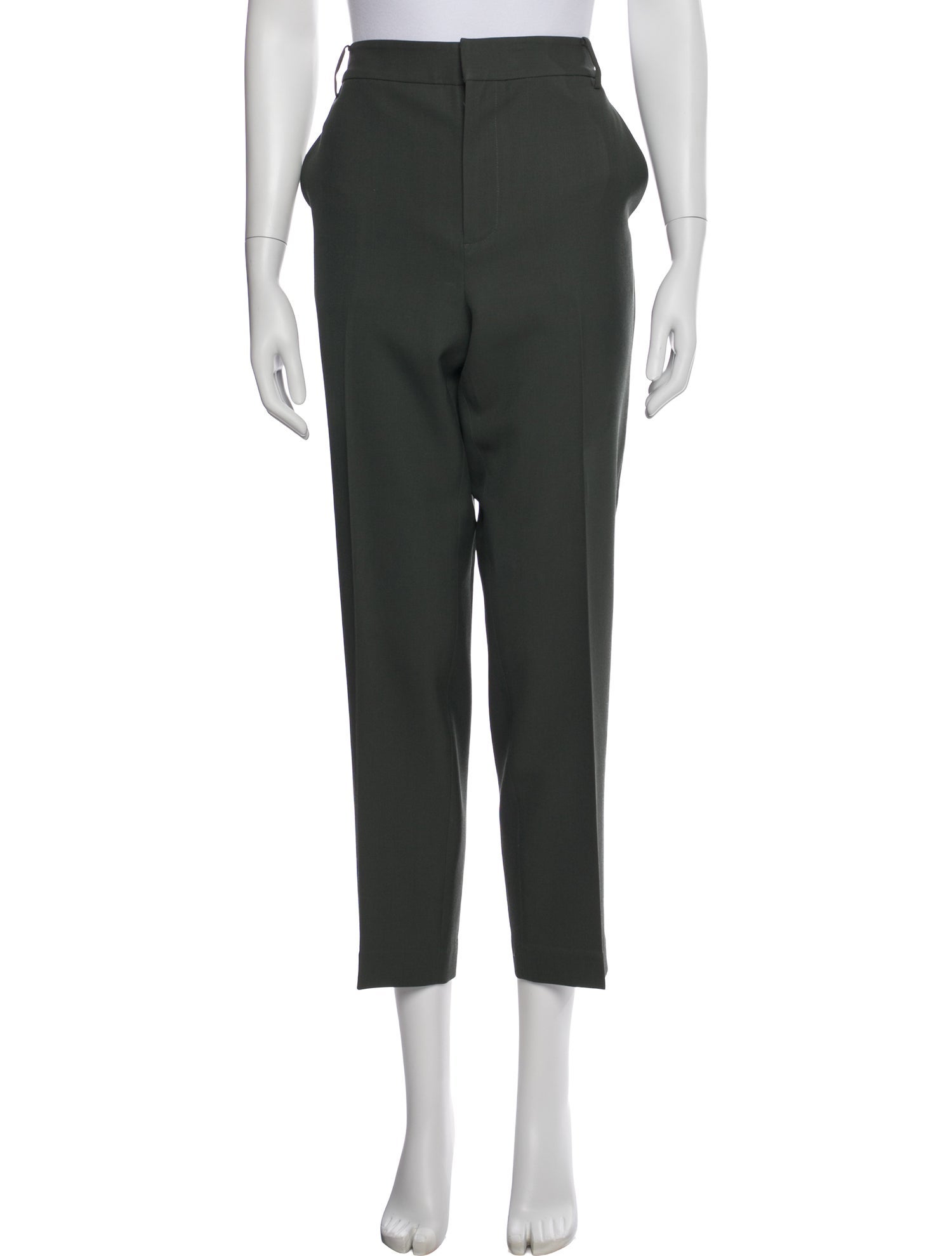 Tibi Wool Straight Leg Pants