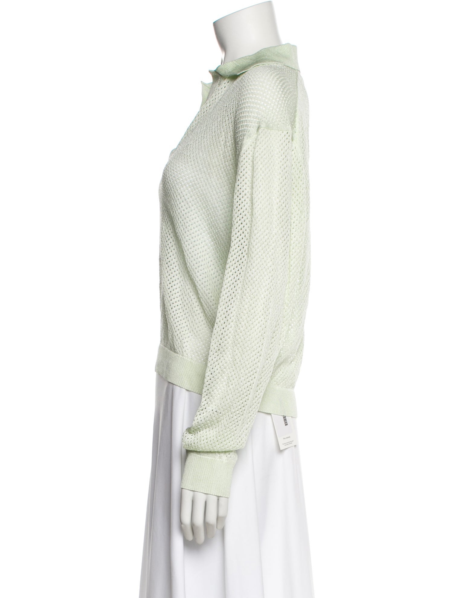 Tibi Long Sleeve Polo