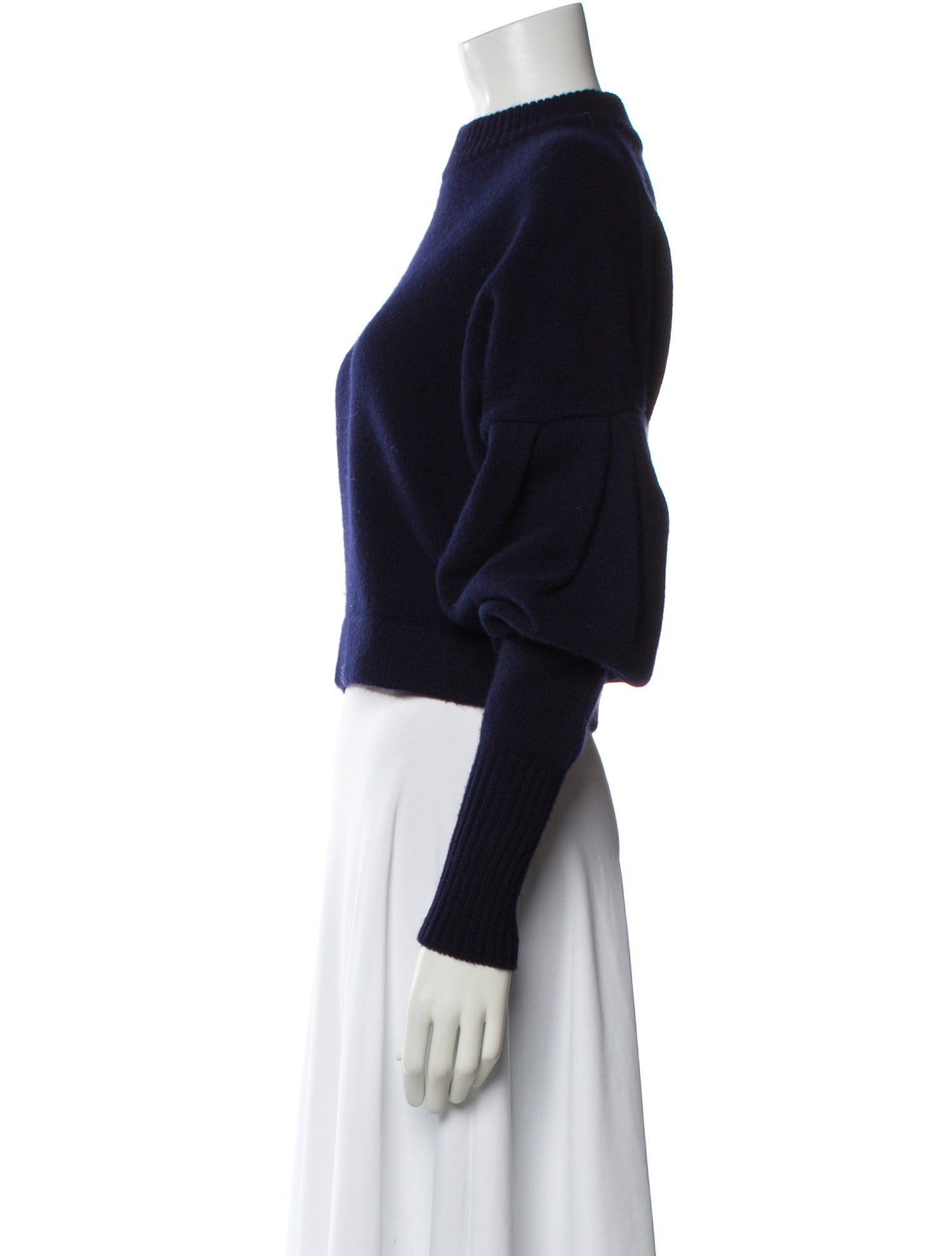 Tibi Cashmere Mock Neck Sweater