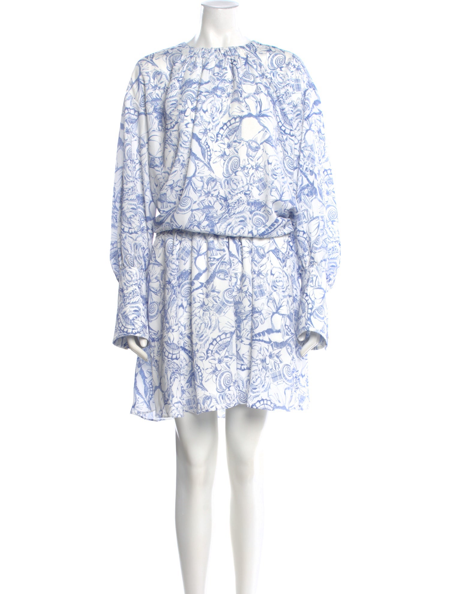 Tibi Paisley Print Mini Dress