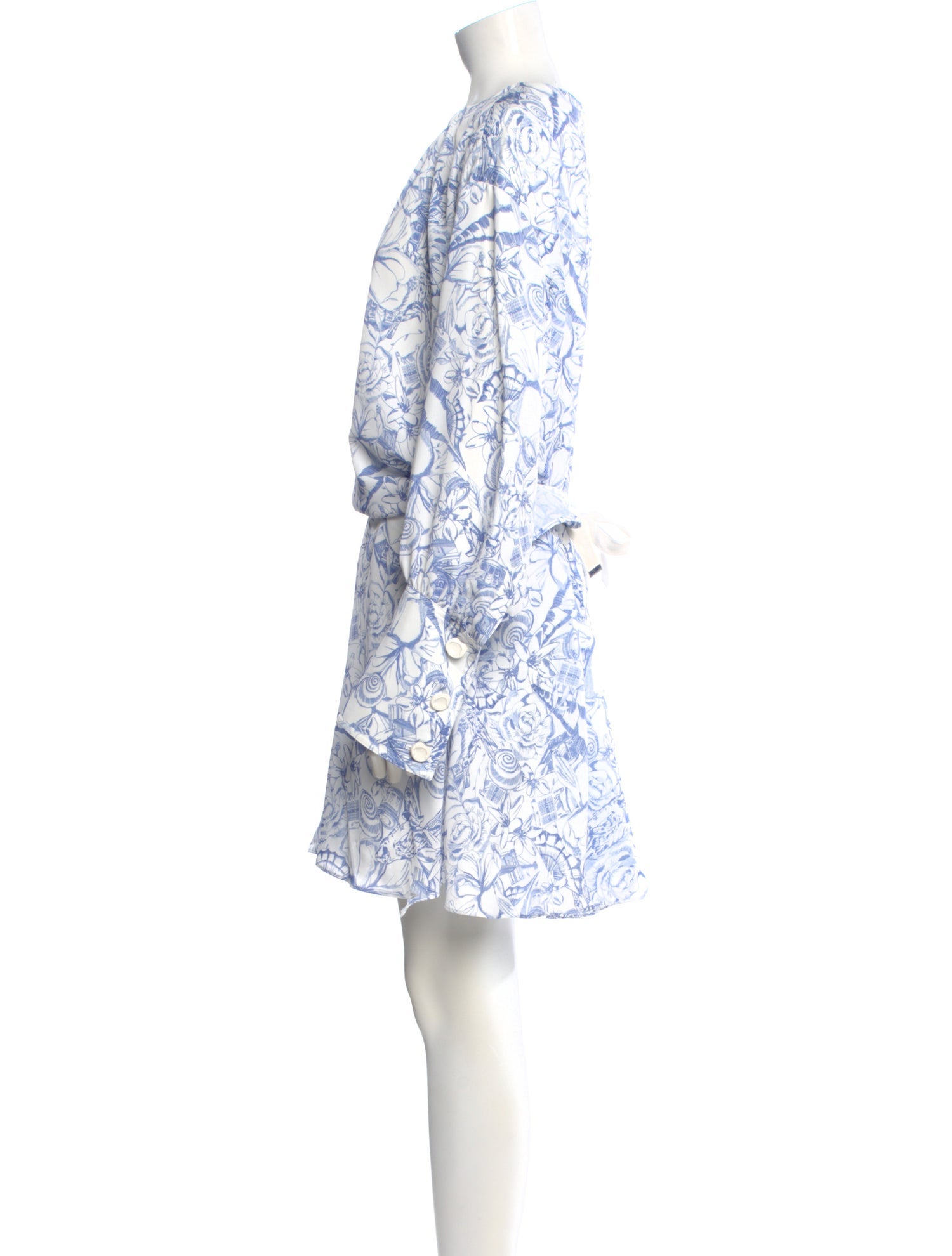 Tibi Paisley Print Mini Dress