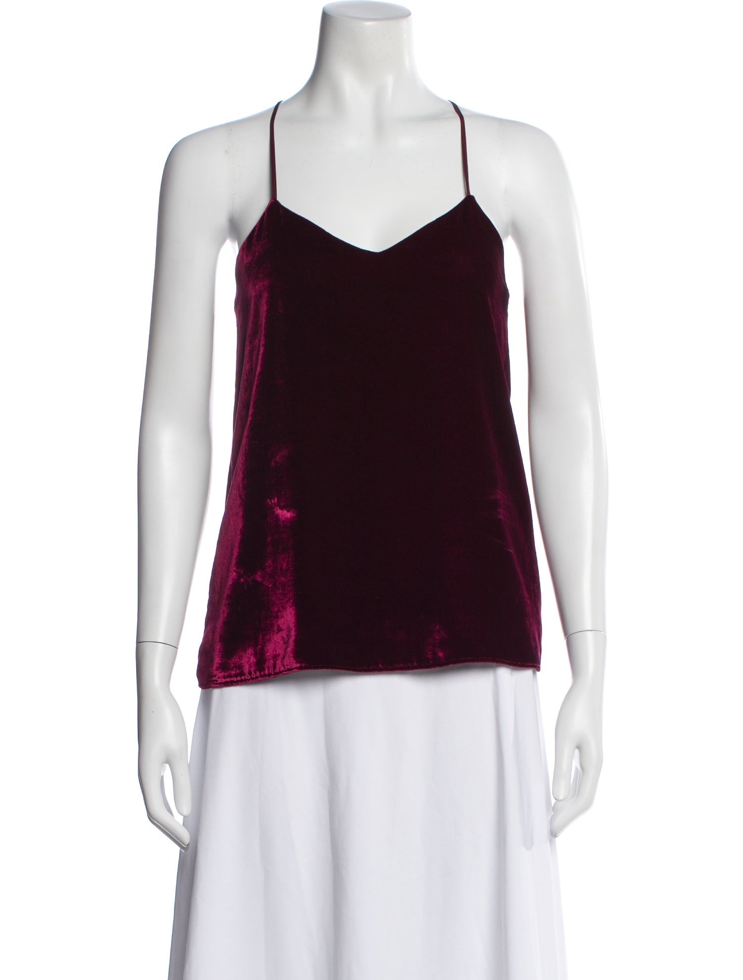 Tibi V-Neck Sleeveless Top