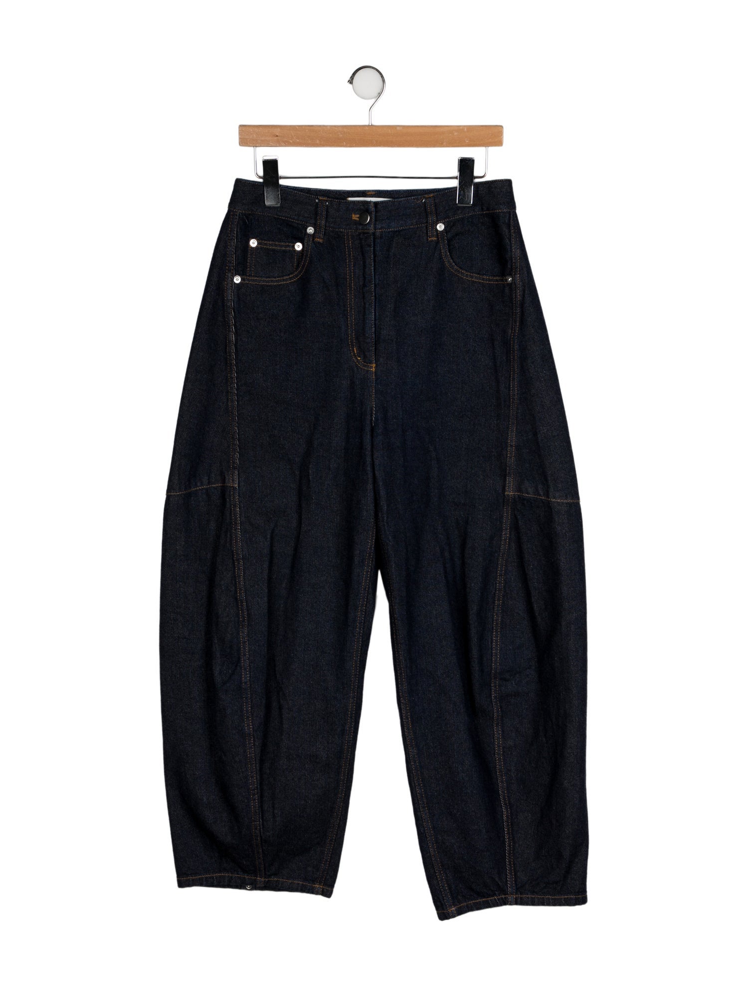 Tibi High-Rise Wide Leg Jeans