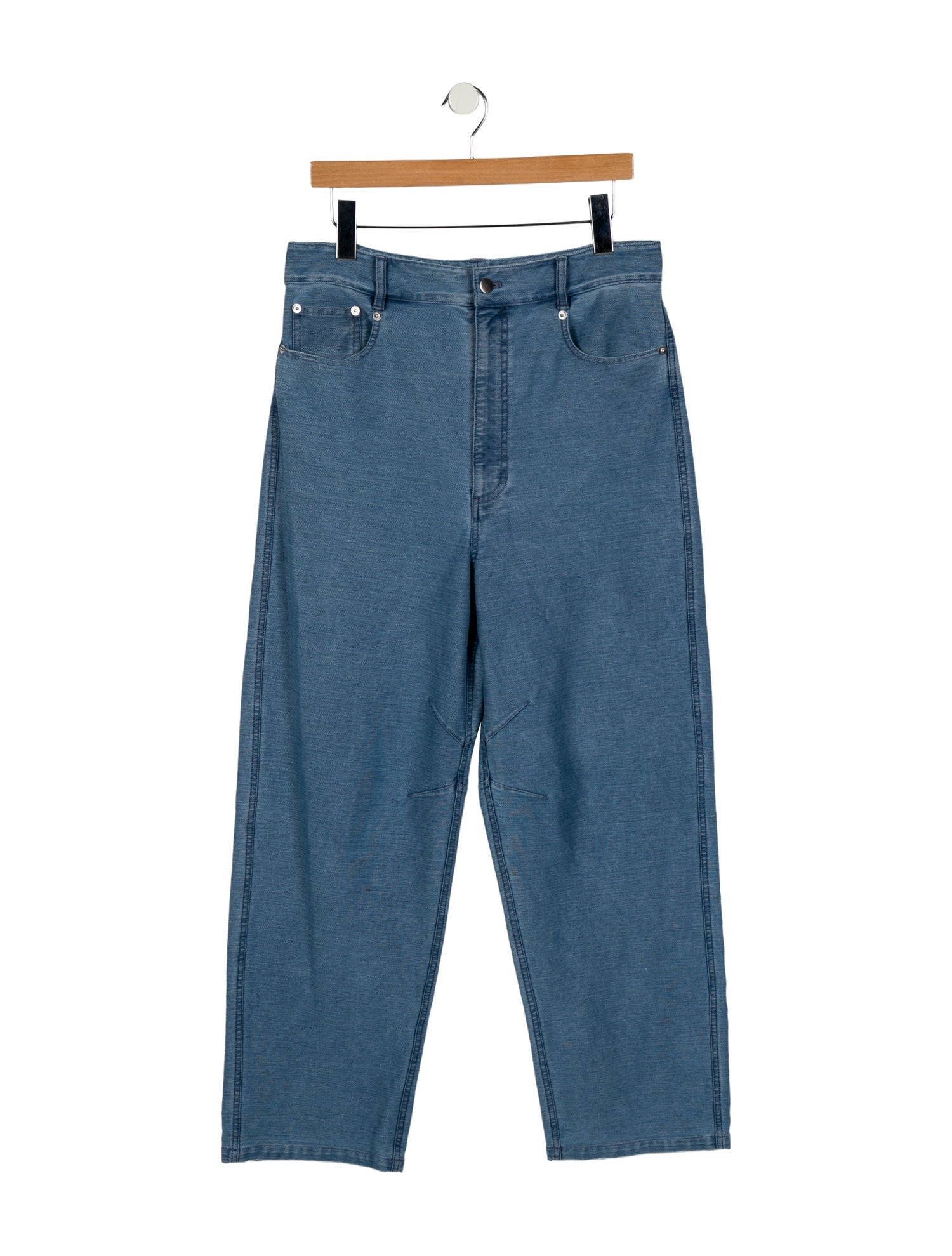 Tibi High-Rise Straight Leg Jeans