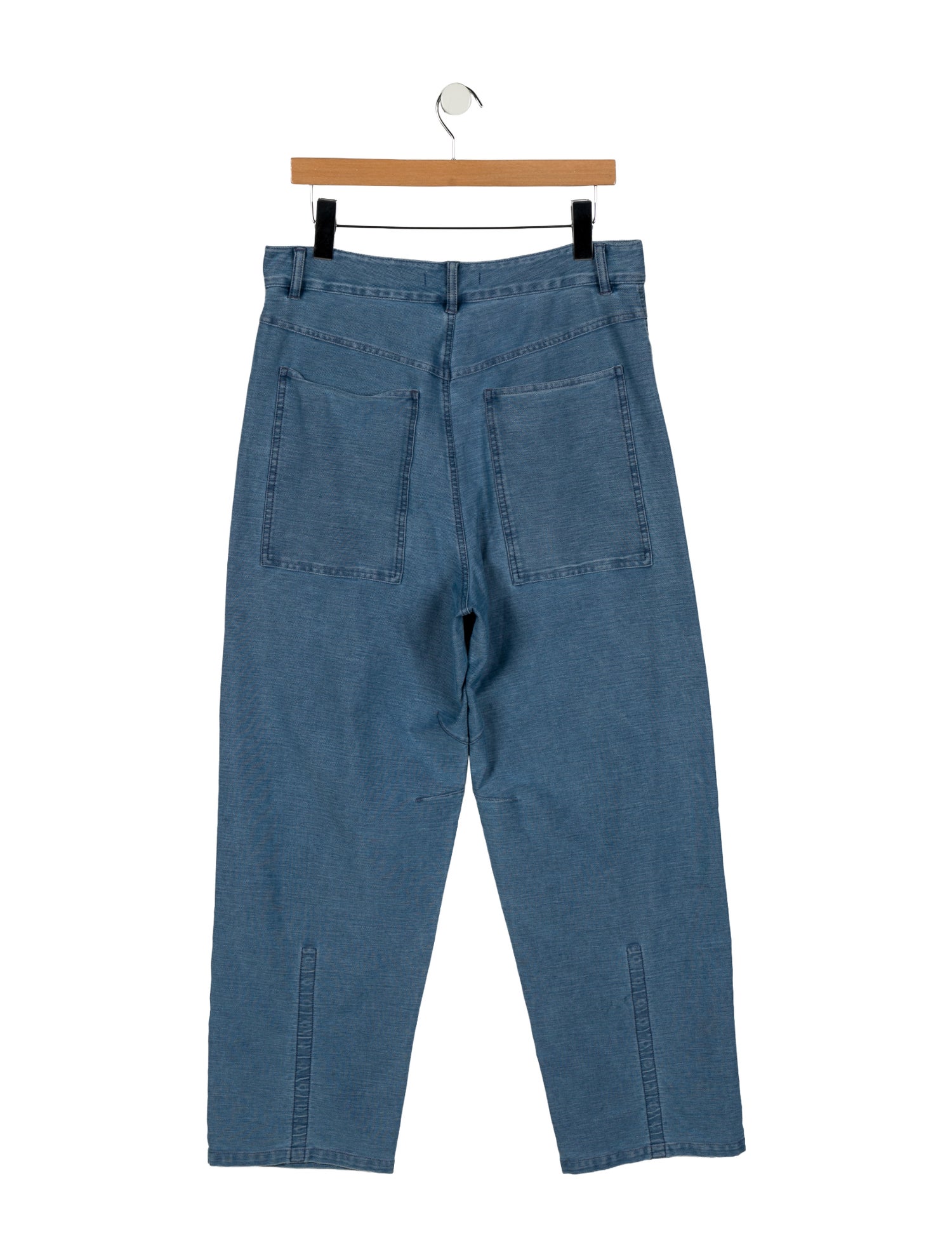 Tibi High-Rise Straight Leg Jeans