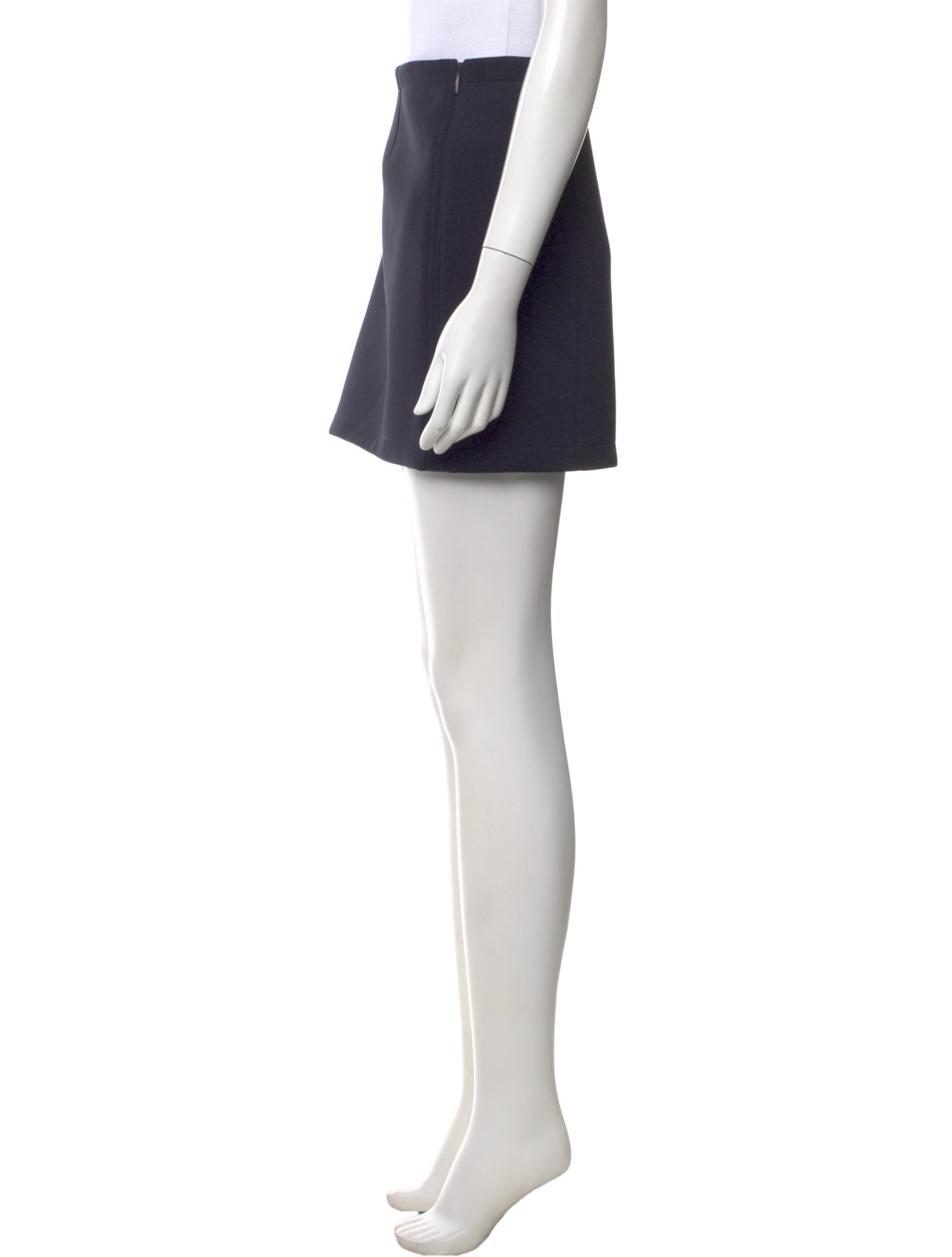 Tibi Pleated Accents Mini Skirt