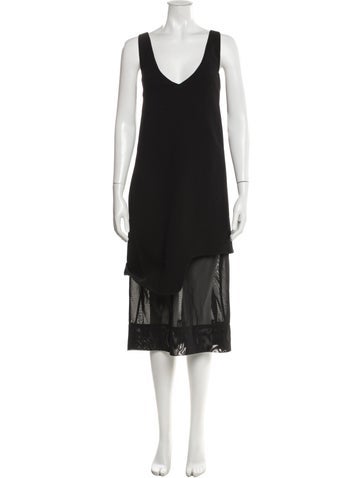 Pre-owned Tibi Wool Midi Length Dress W/ Tags In Blue