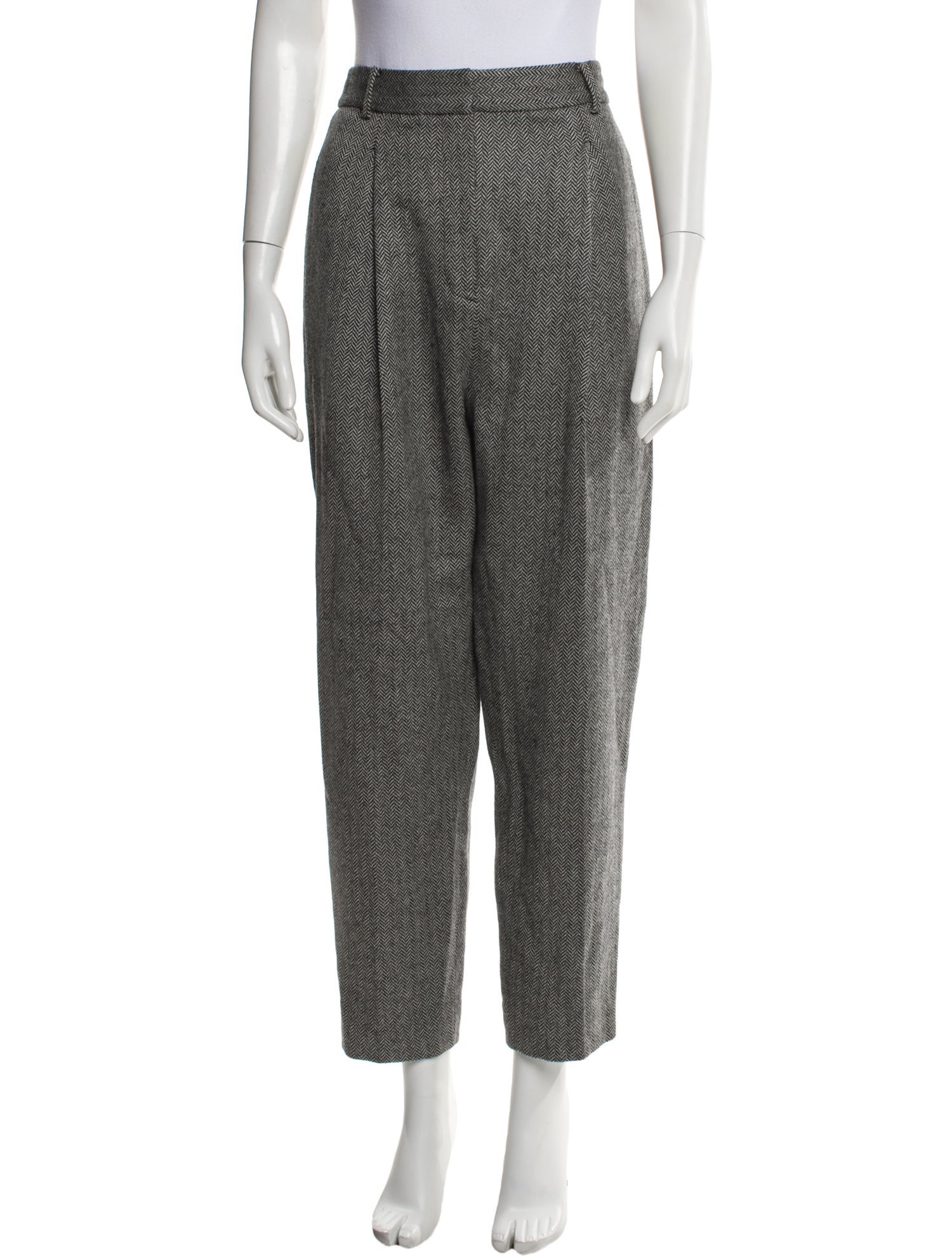 Tibi Virgin Wool Straight Leg Pants