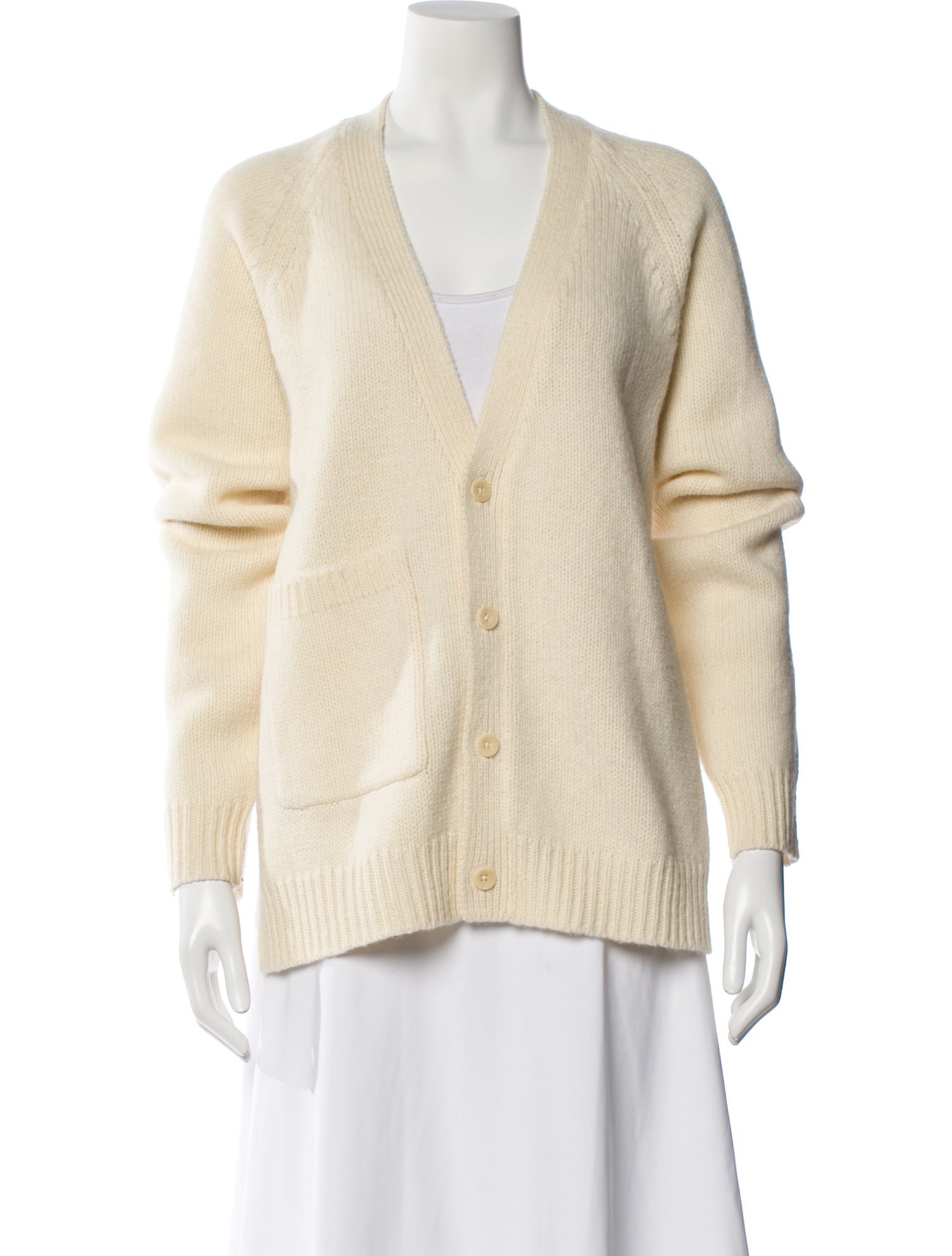 Tibi Wool V-Neck Sweater