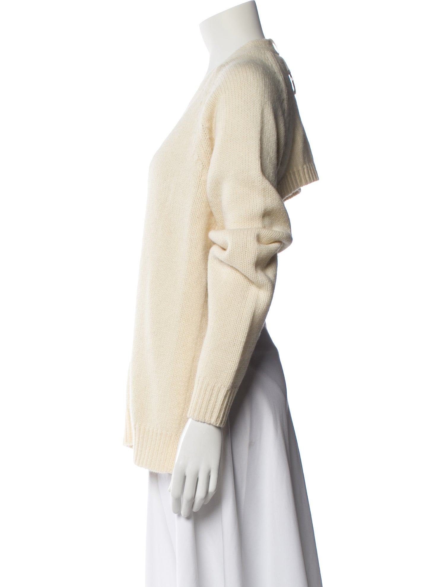 Tibi Wool V-Neck Sweater