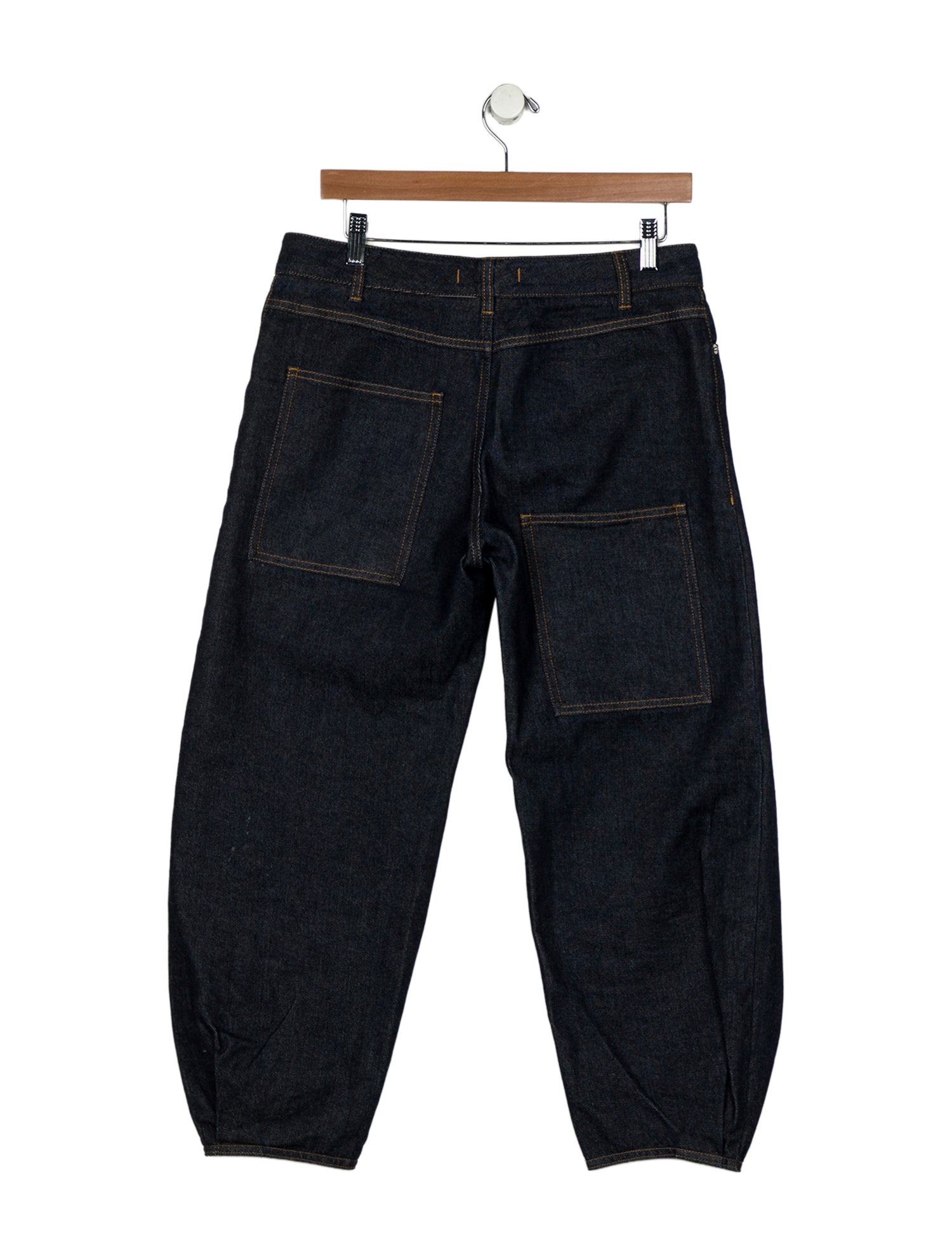 Tibi Mid-Rise Straight Leg Jeans