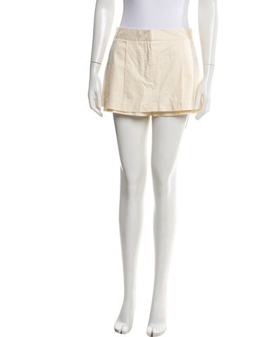 Pre-owned Tibi Mini Skirt In Neutral