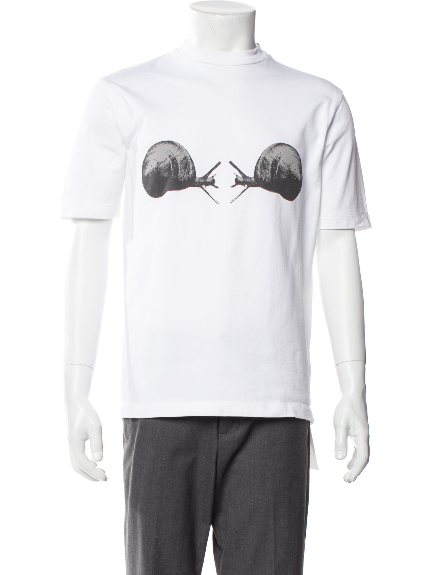 Tibi Graphic Print Crew Neck T-Shirt