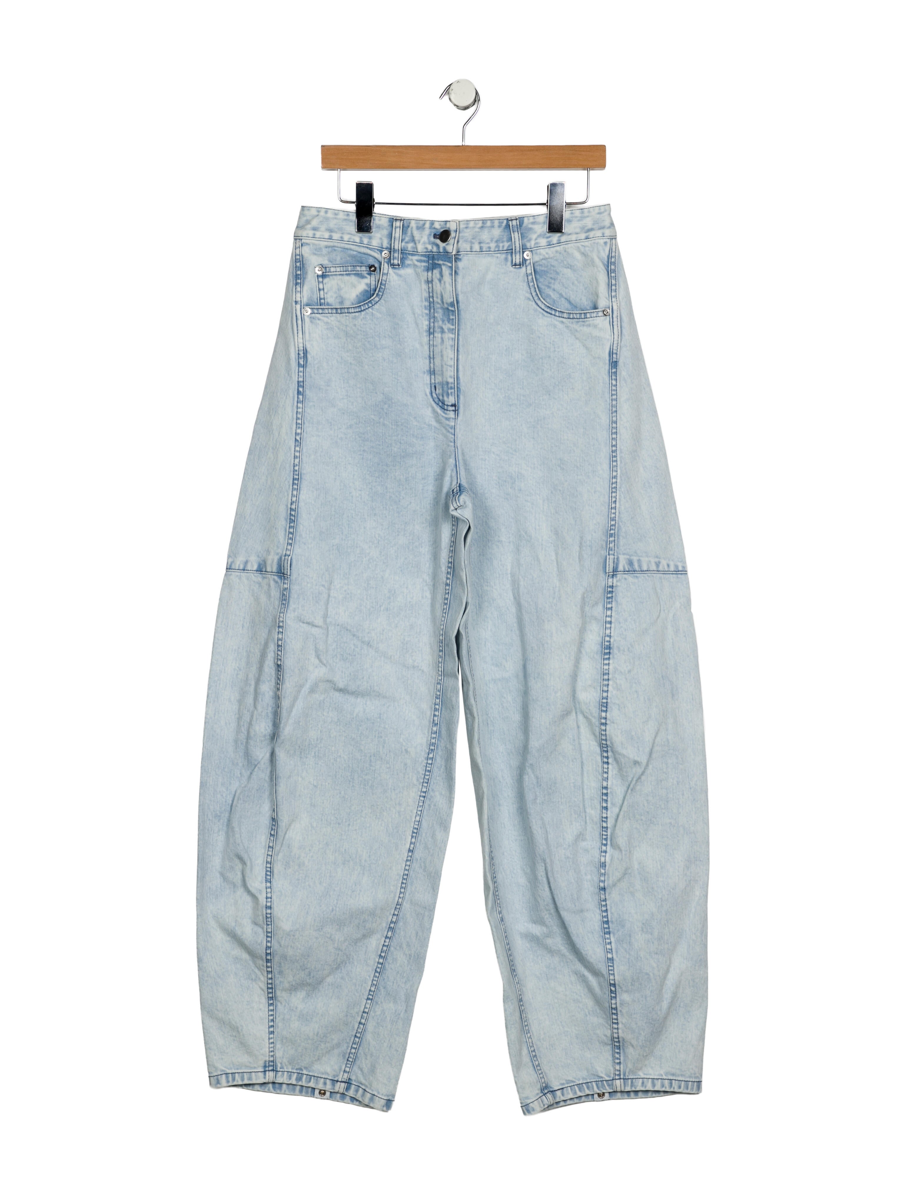 Tibi High-Rise Wide Leg Jeans