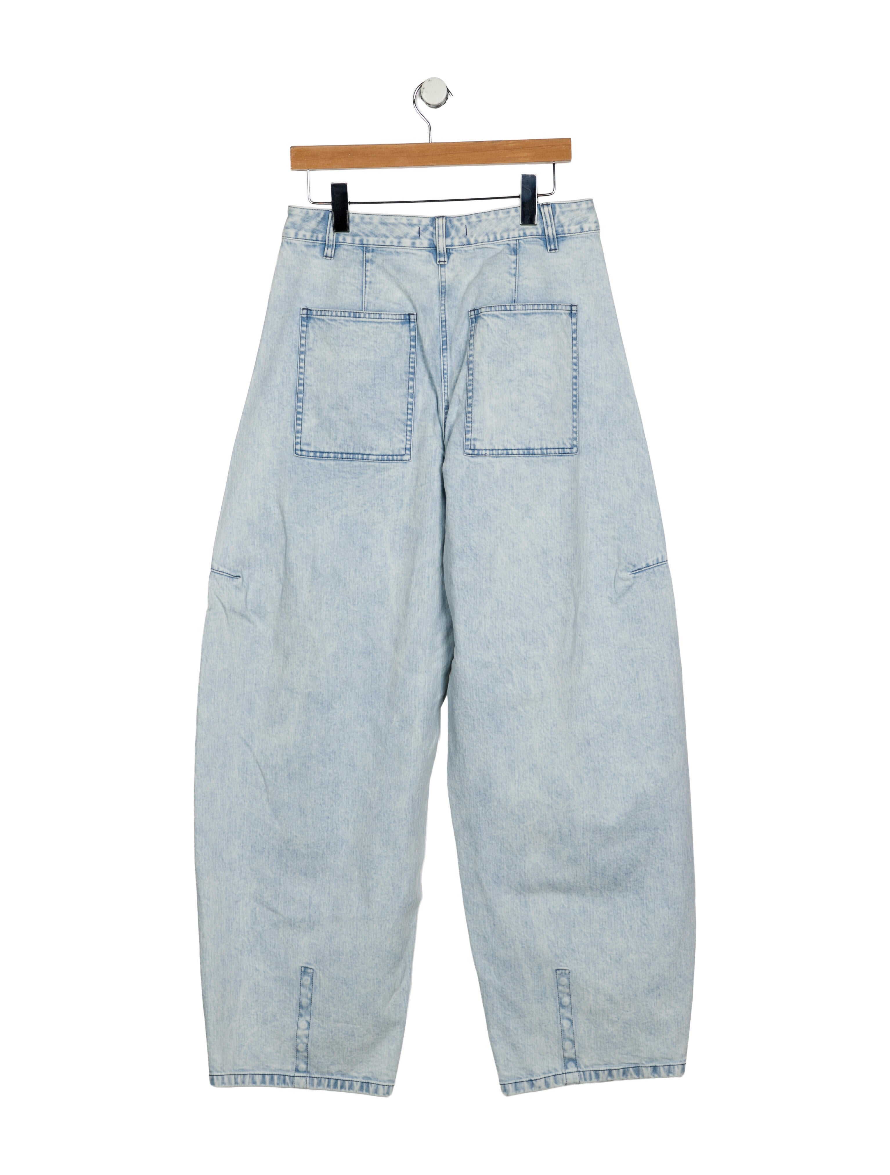 Tibi High-Rise Wide Leg Jeans