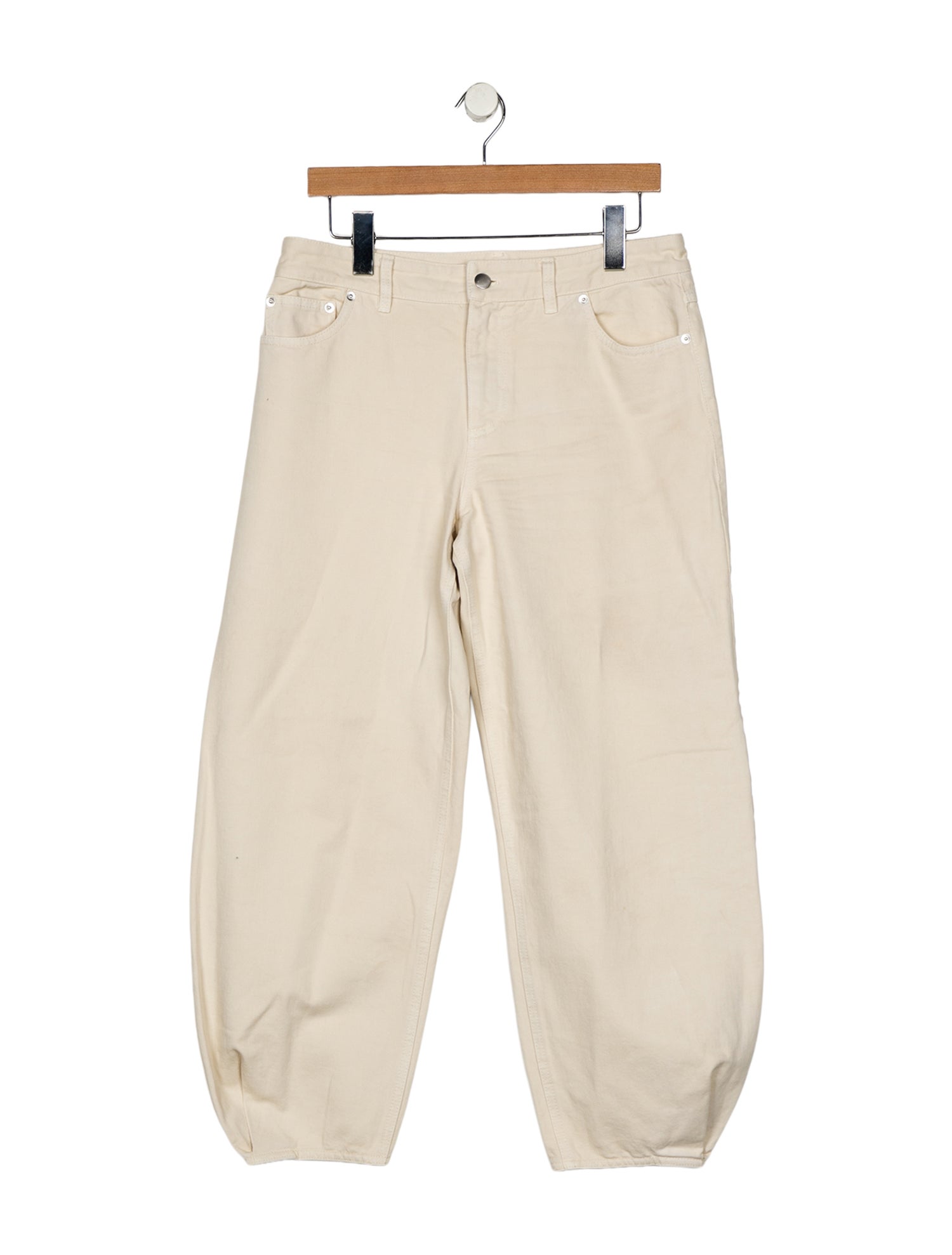 Tibi Mid-Rise Straight Leg Jeans