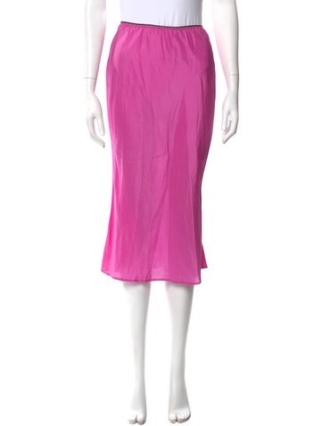 Pre-owned Tibi Silk Knee-length Skirt In Pink
